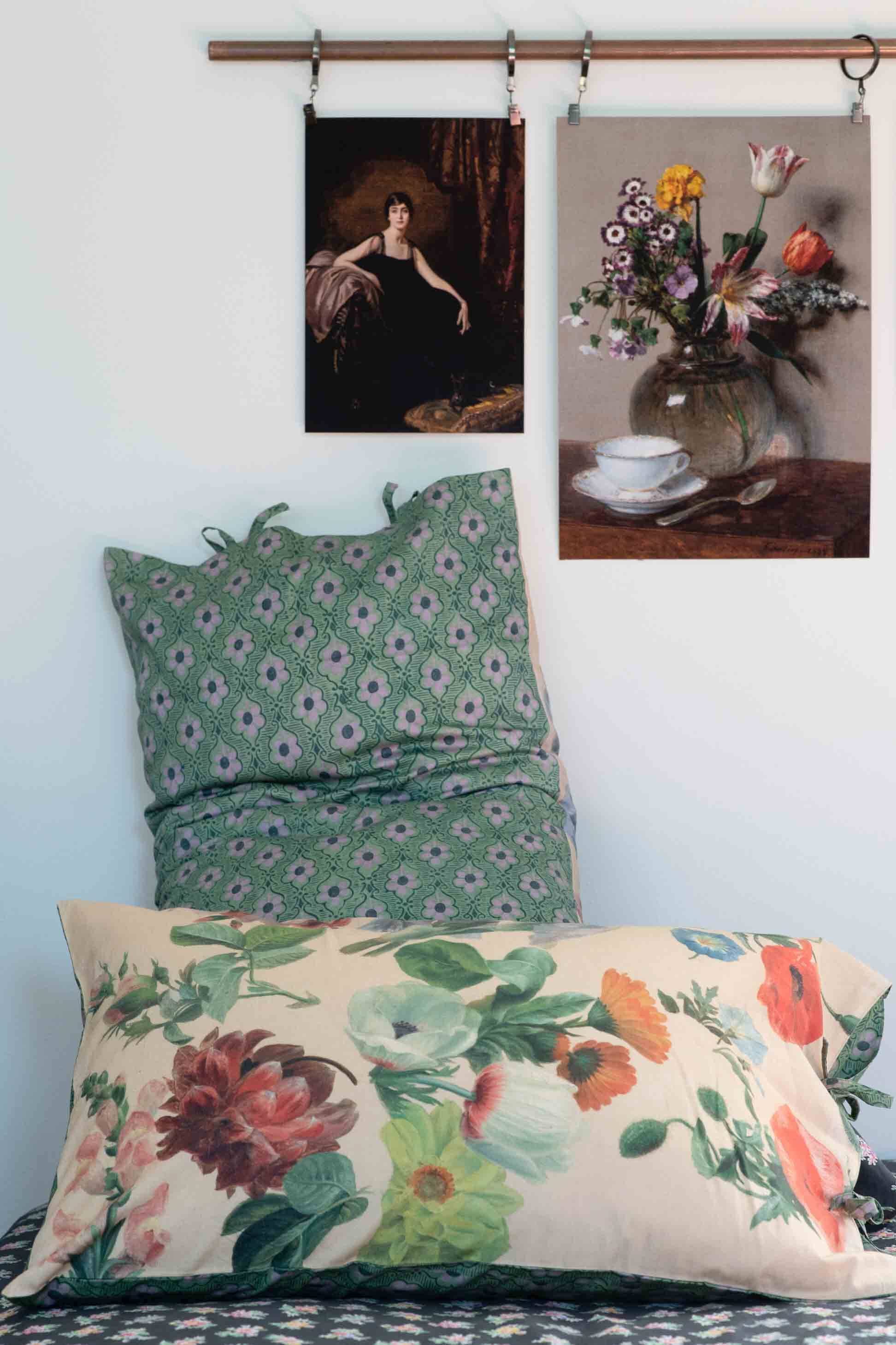 Lazy Bones Summer Flowers pillowcase set Lazy Bones
