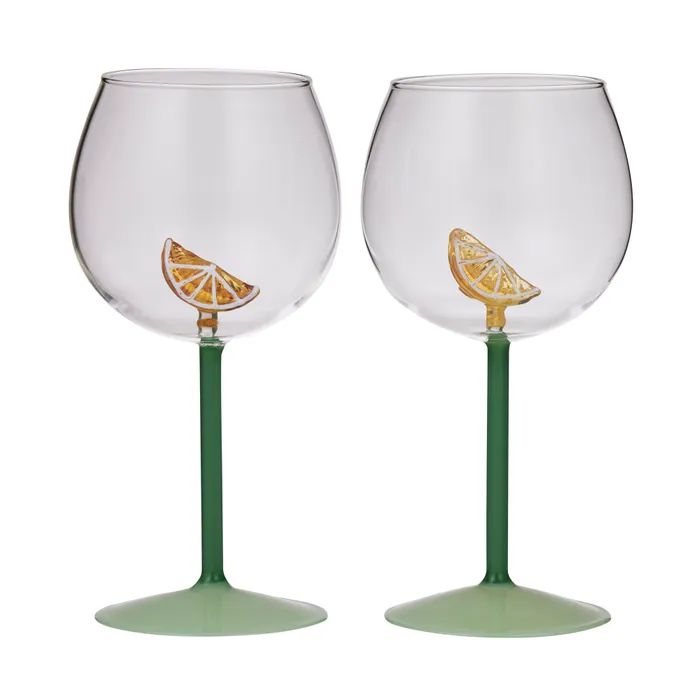 Lemon S/2 Gin Balloon Glass Coast to Coast Home