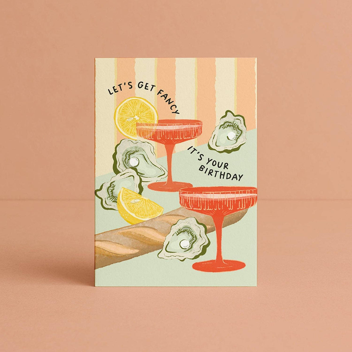 'Let's Get Fancy' Birthday Card Daymaker Stationery