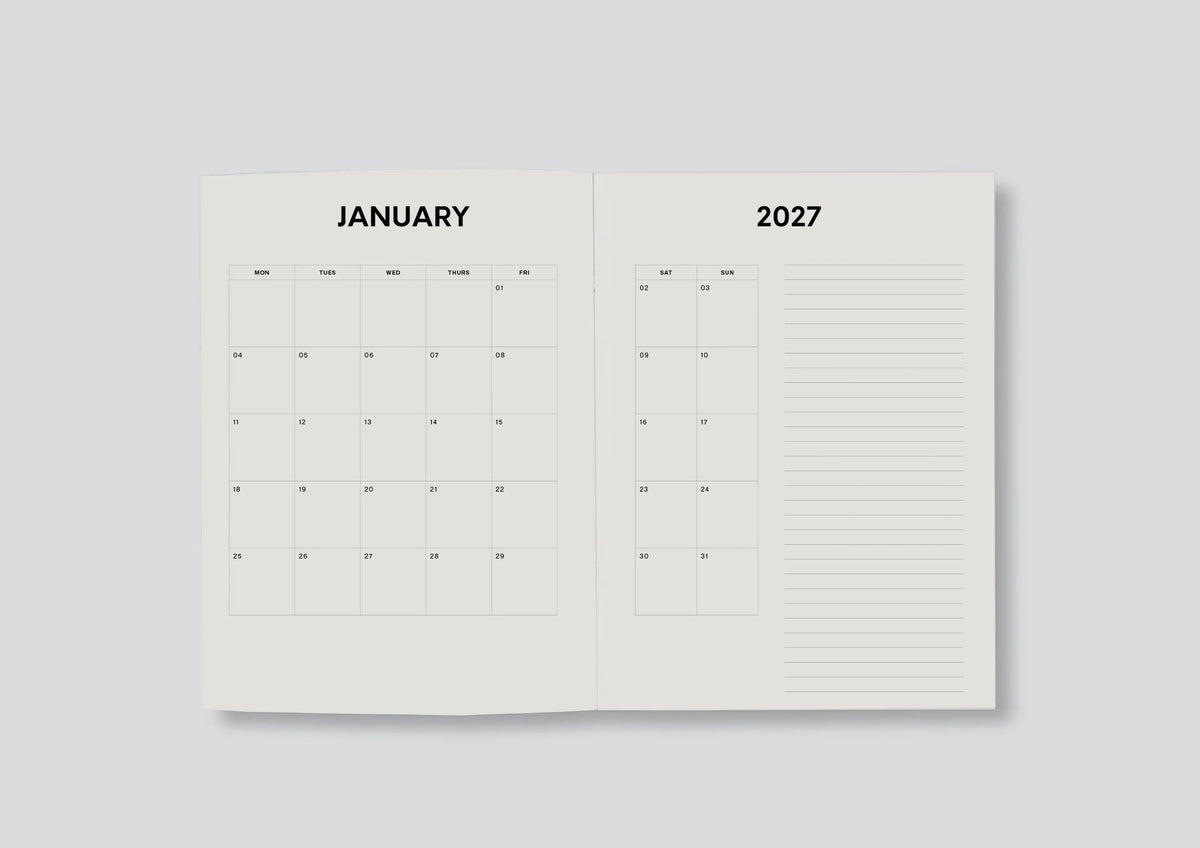 Lettuce 2027 Daily Diary - Tiger Lillies Diary Best Abroad
