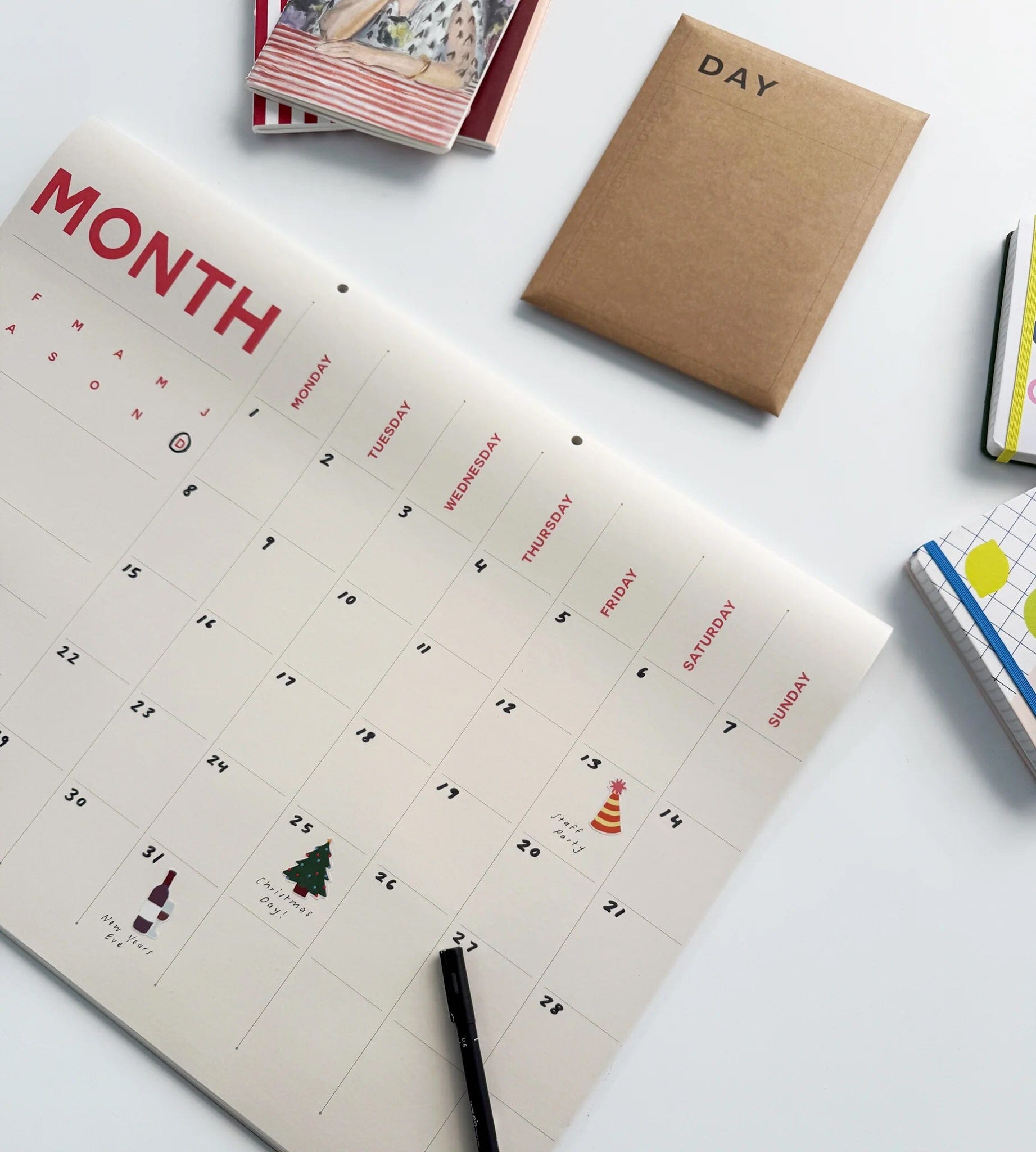 Lettuce A2 Month Planner Lettuce