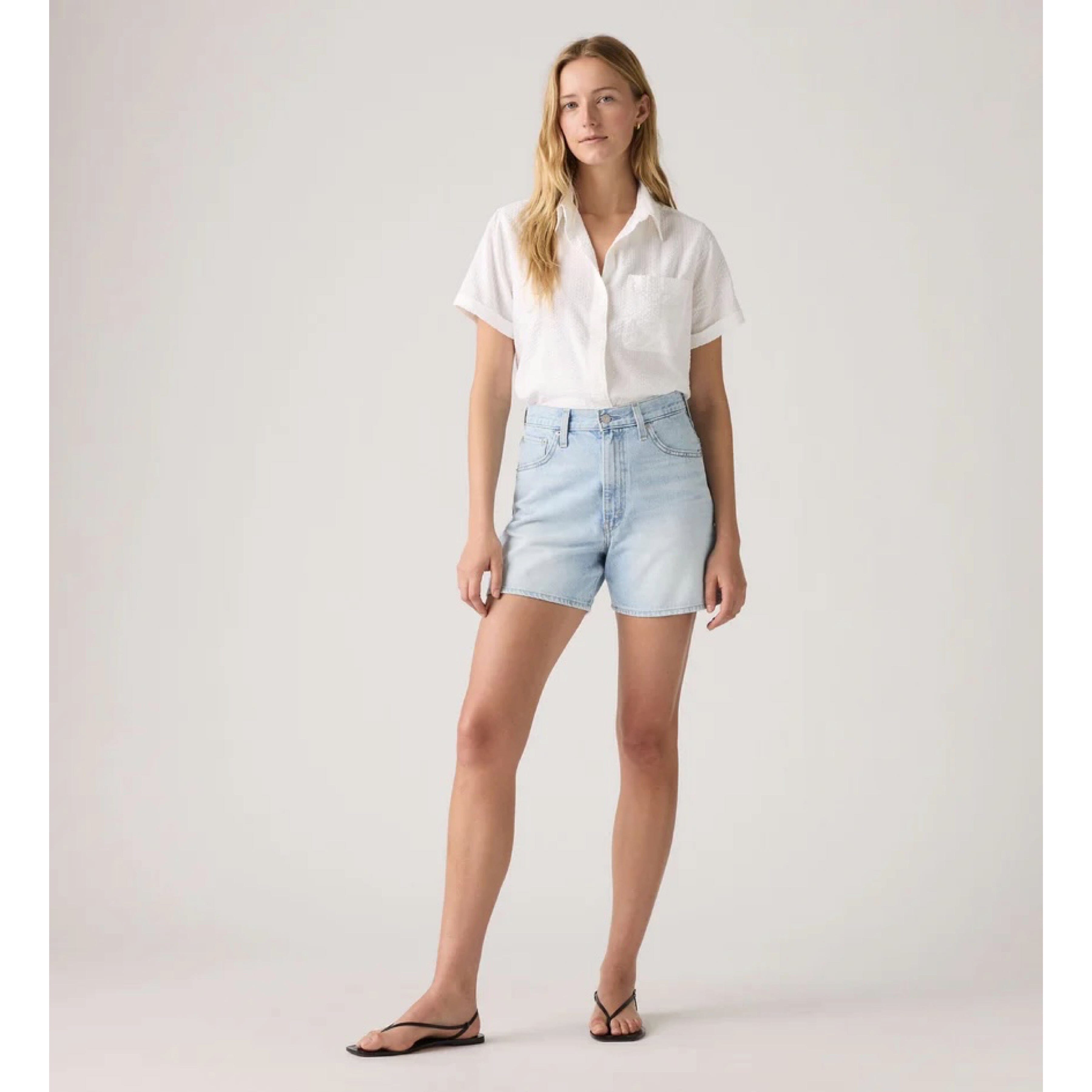 Levi's Cinch Mid-Thigh Short - Abraided Art Short Levi's