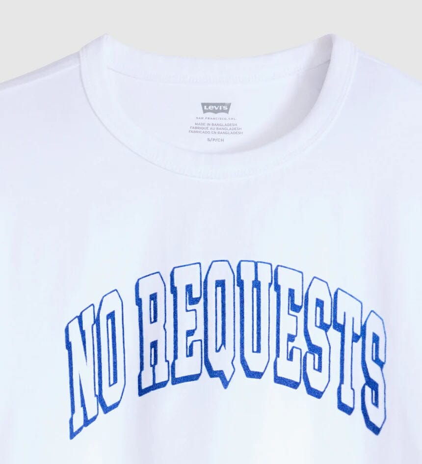 Levi's Graphic Tabor Tee - No Requests Bright White Levi's