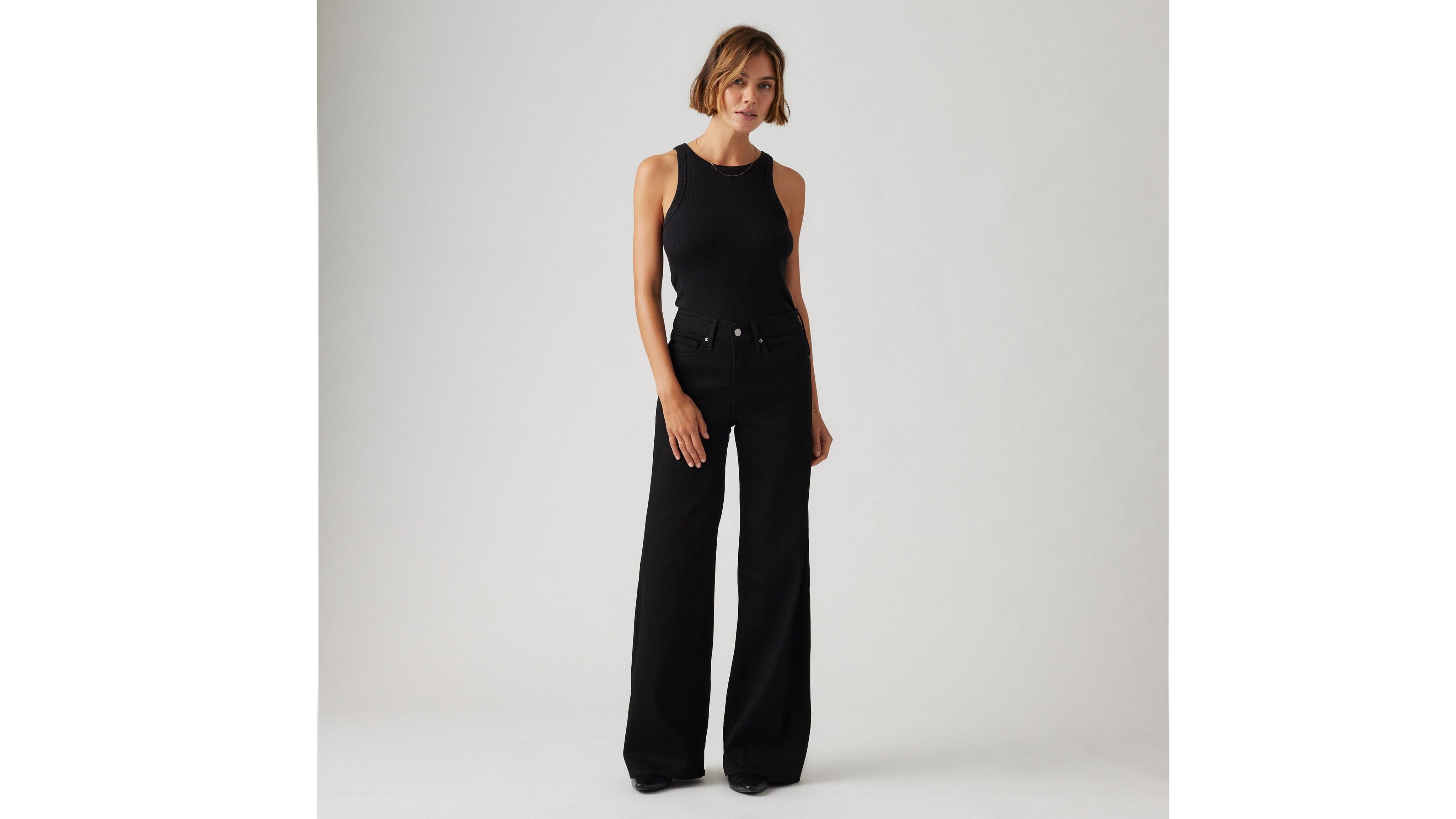 Levi's® Women's 318 Shaping Wide-Leg - Soft Black Levi's