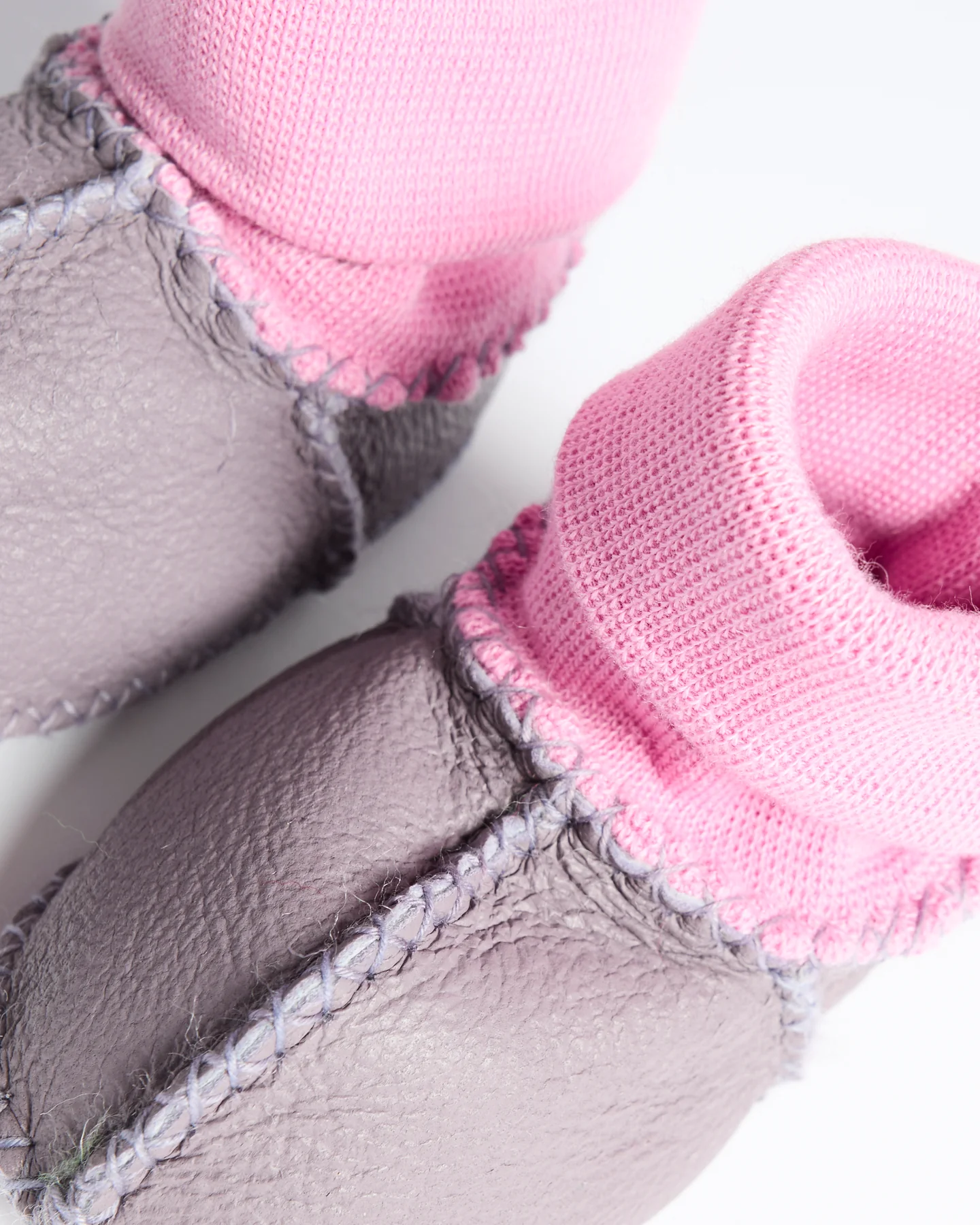 Kip & Co Lilac Baby Booties