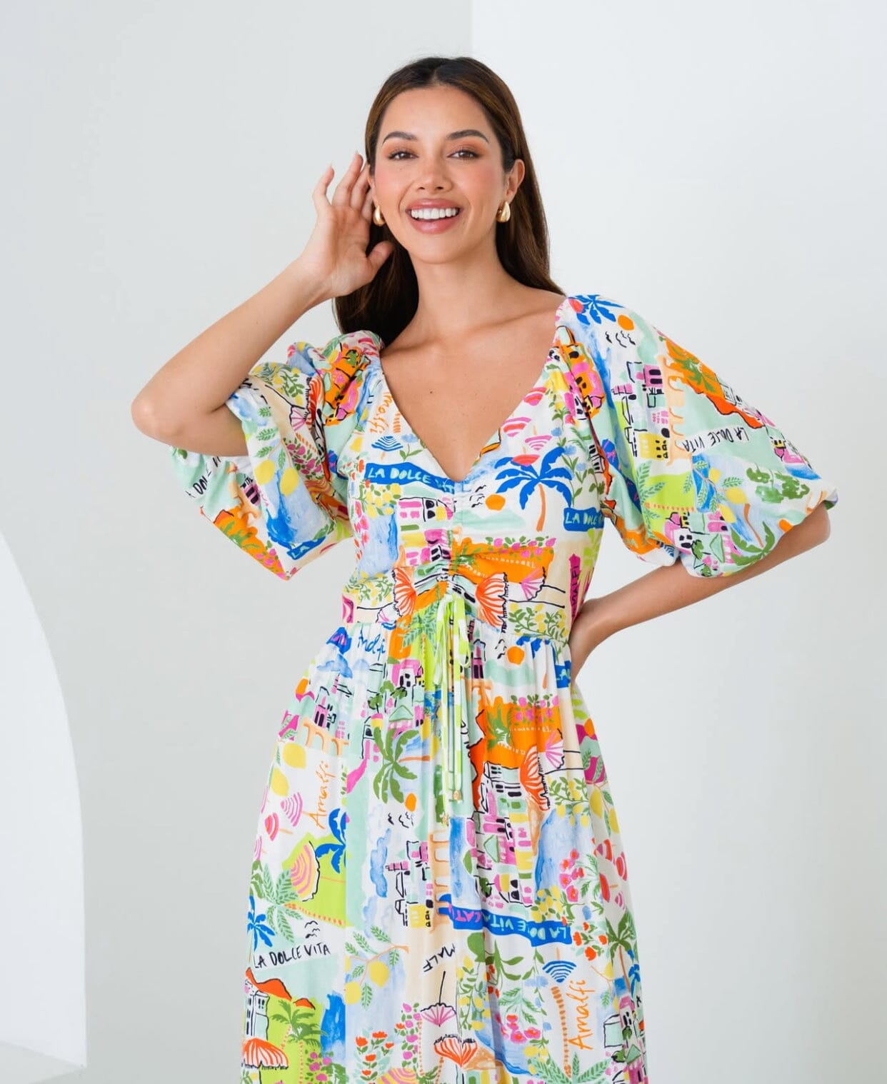 LOL Midi Dress - La Dolce Vita Eclectic House