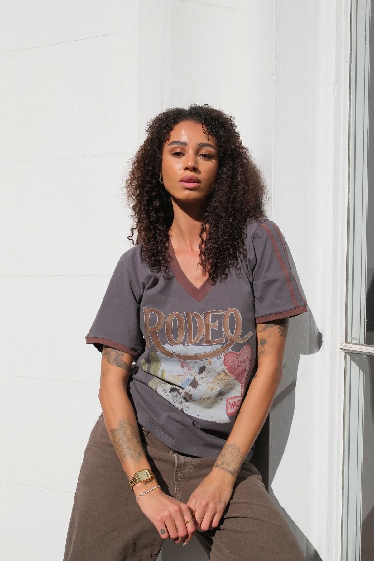 Maku Rodeo V-Neck Tee T-shirt Maku