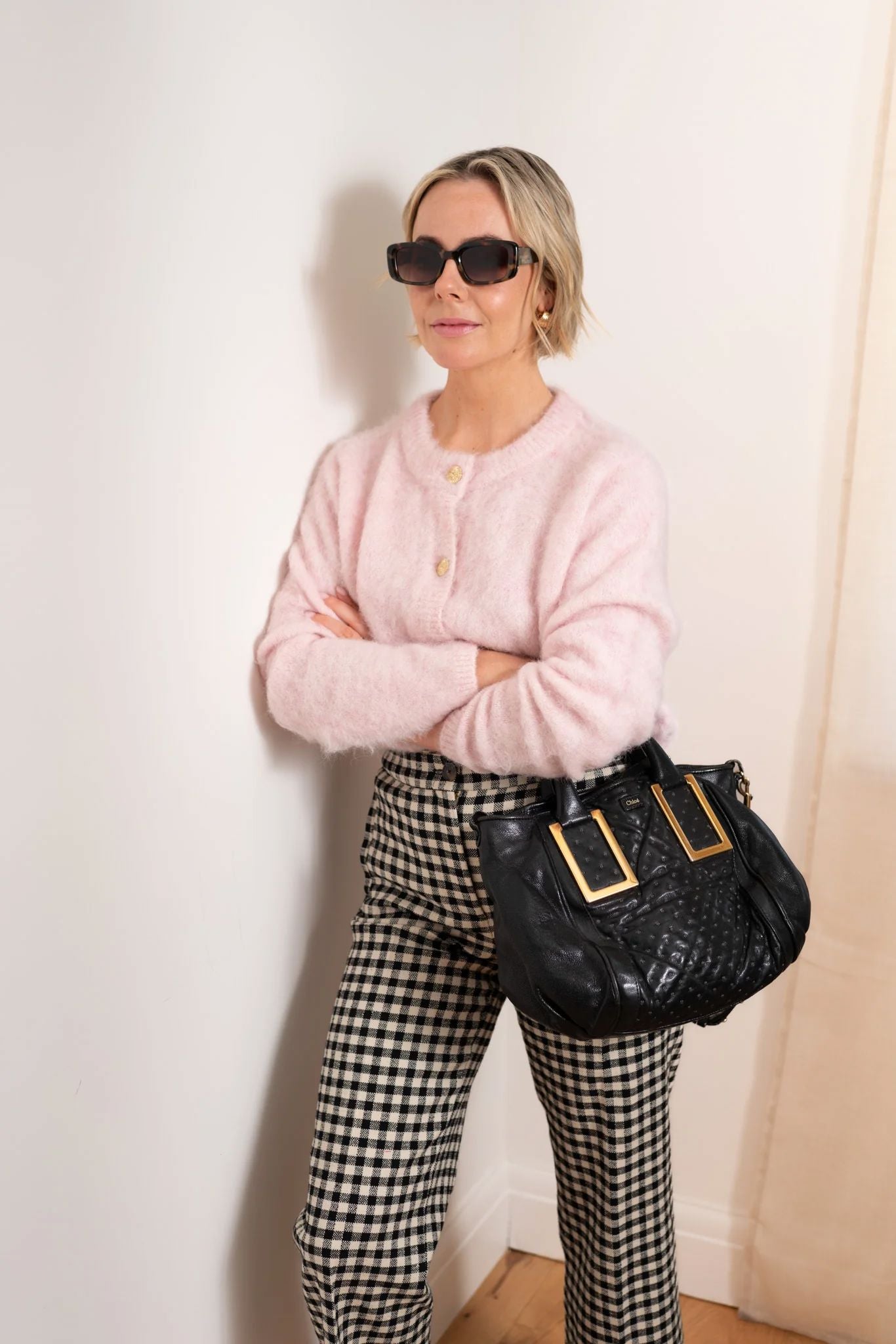Maxted Brushed Cardigan - Pink Maxted