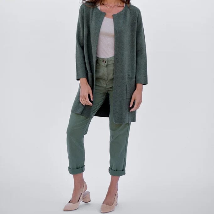 Maxted Margot Cardigan - Army Women's Knit Maxted