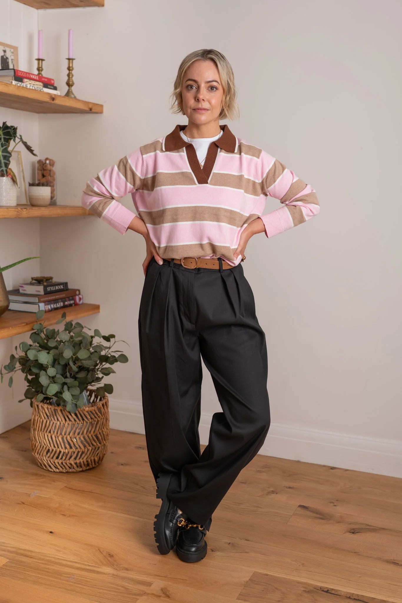 Maxted Stella Rugby Shirt - Pink Maxted