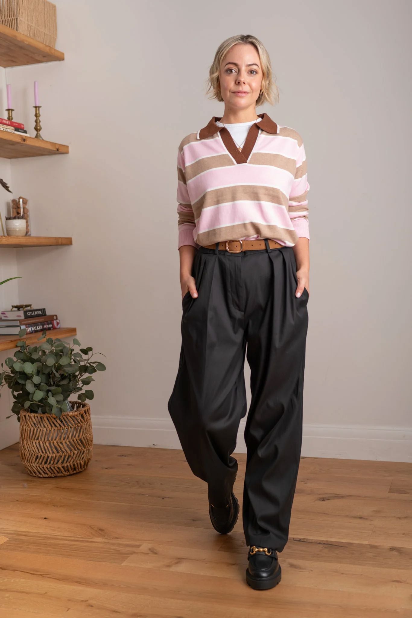 Maxted Stella Rugby Shirt - Pink Maxted