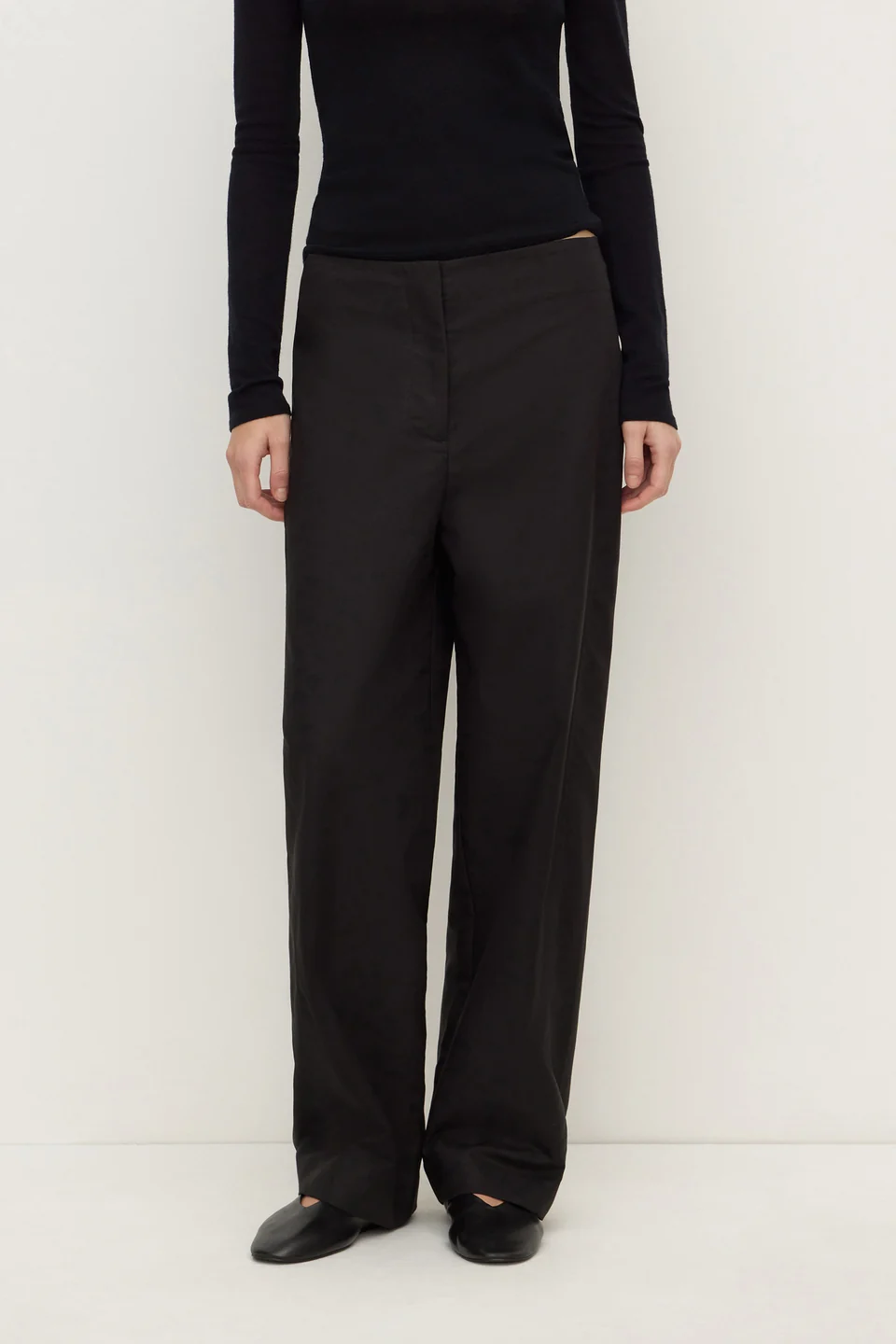 Assembly Label Mia Cotton Pant - Black