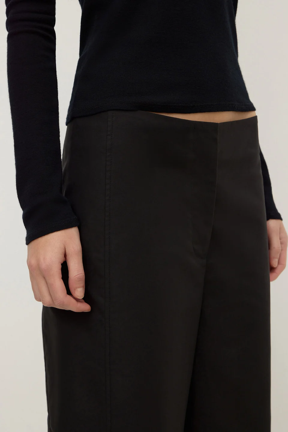 Assembly Label Mia Cotton Pant - Black