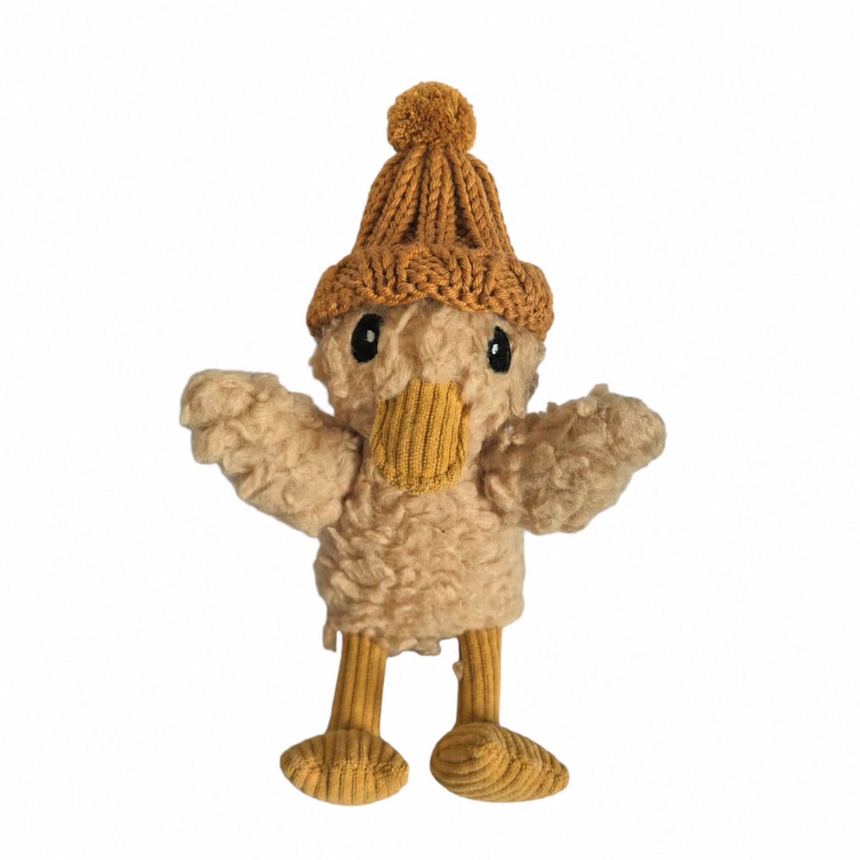 Mini Petunia Duck | Soft Toy Plush Toy and the little dog laughed