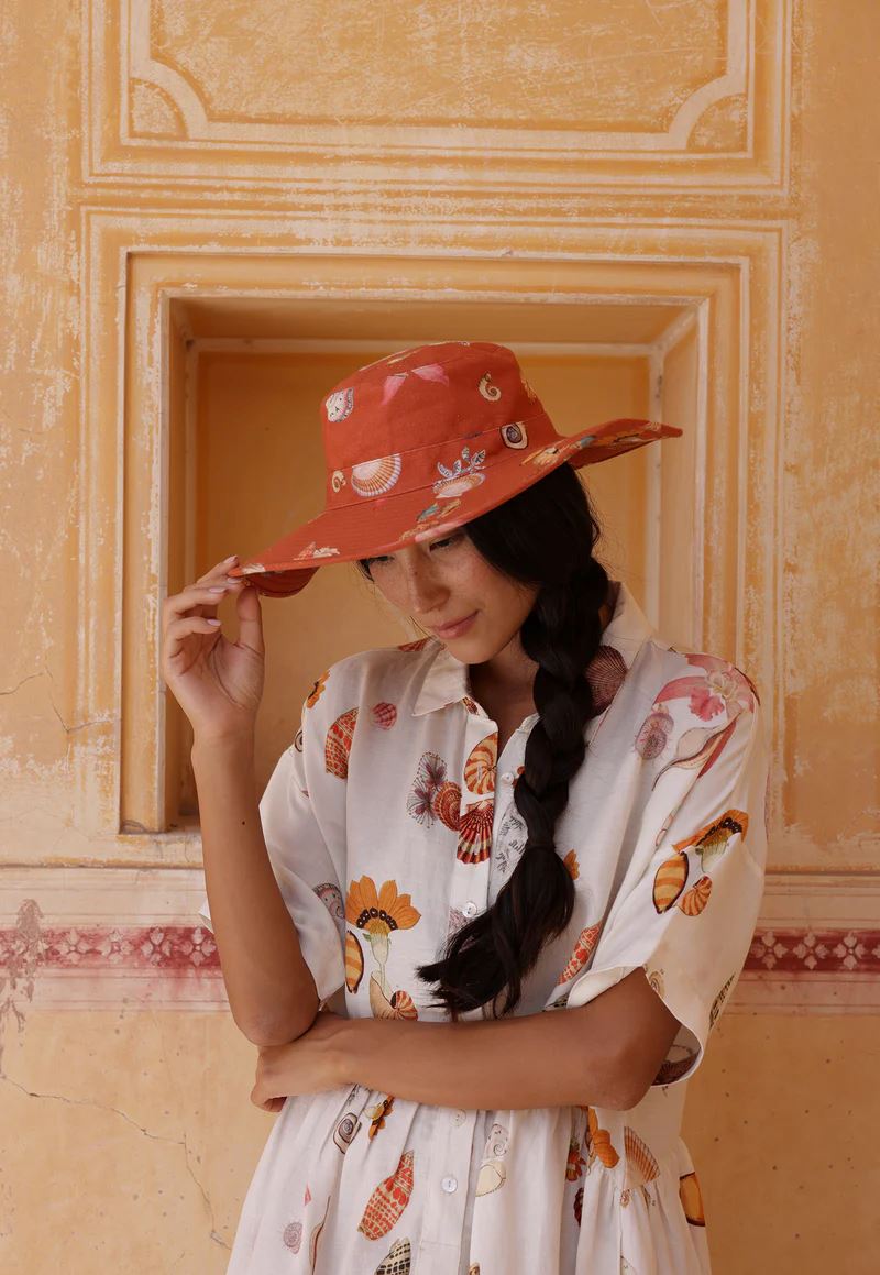 Nancybird Ete Hat - Rust Shell Nancybird