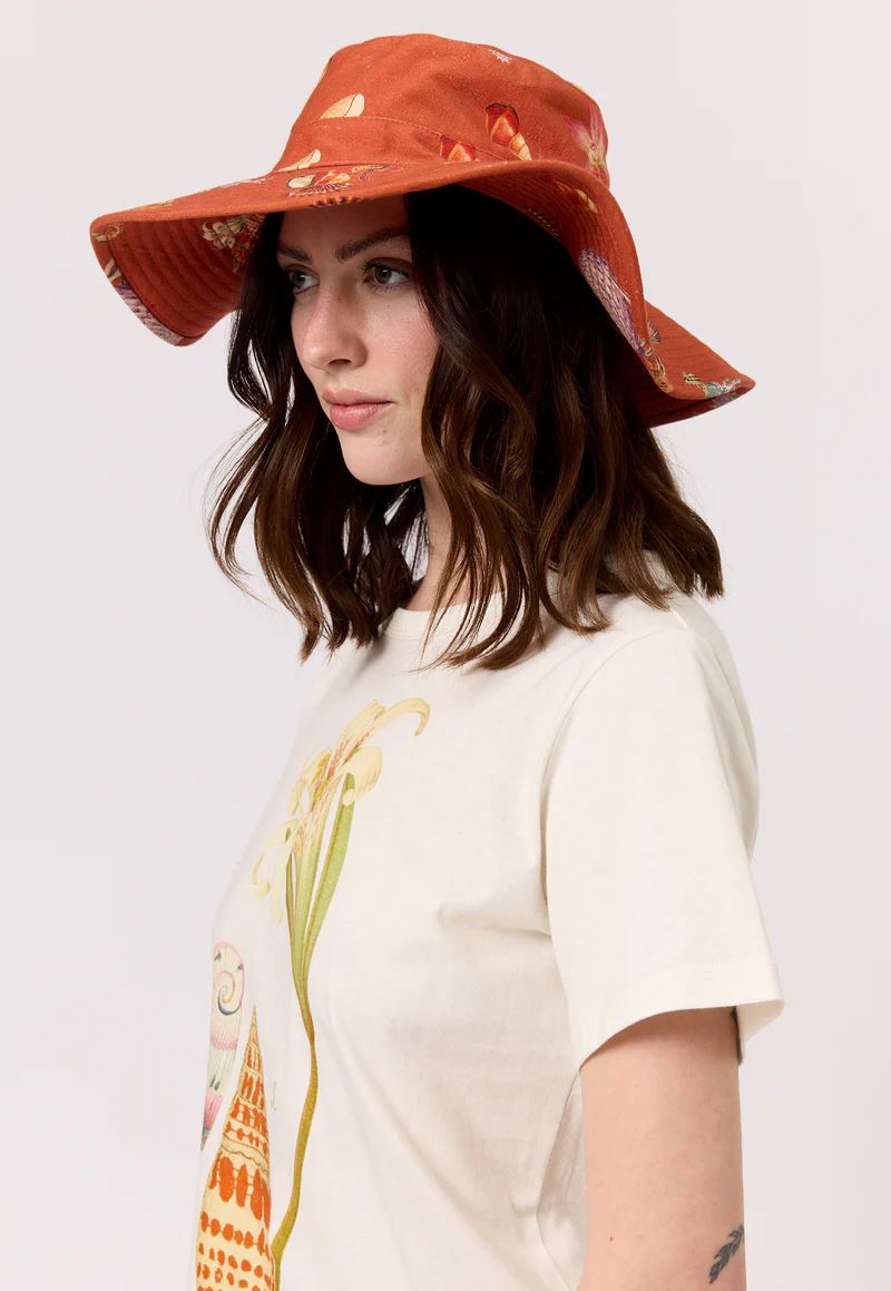 Nancybird Ete Hat - Rust Shell Nancybird
