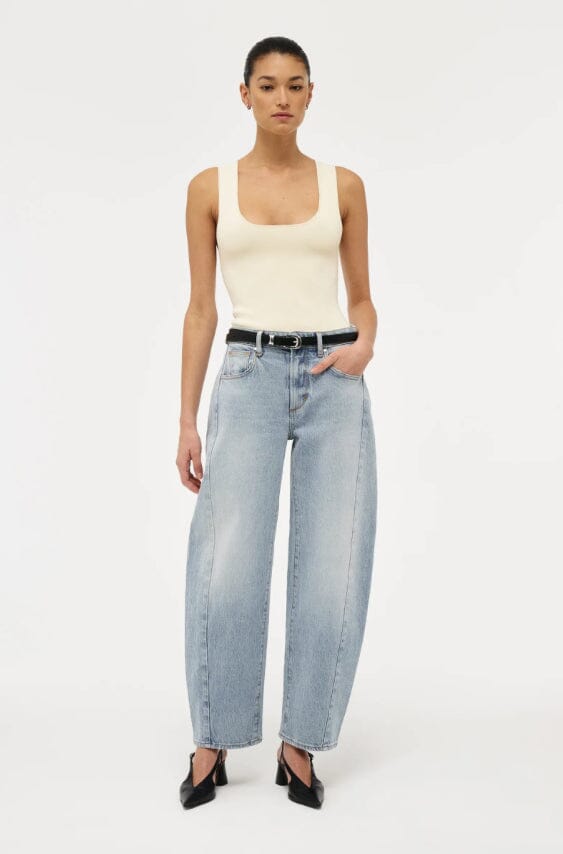 Neuw Denim Amber Barrel Jeans - Vogue Light Vintage Indigo Women's Jeans Neuw Denim