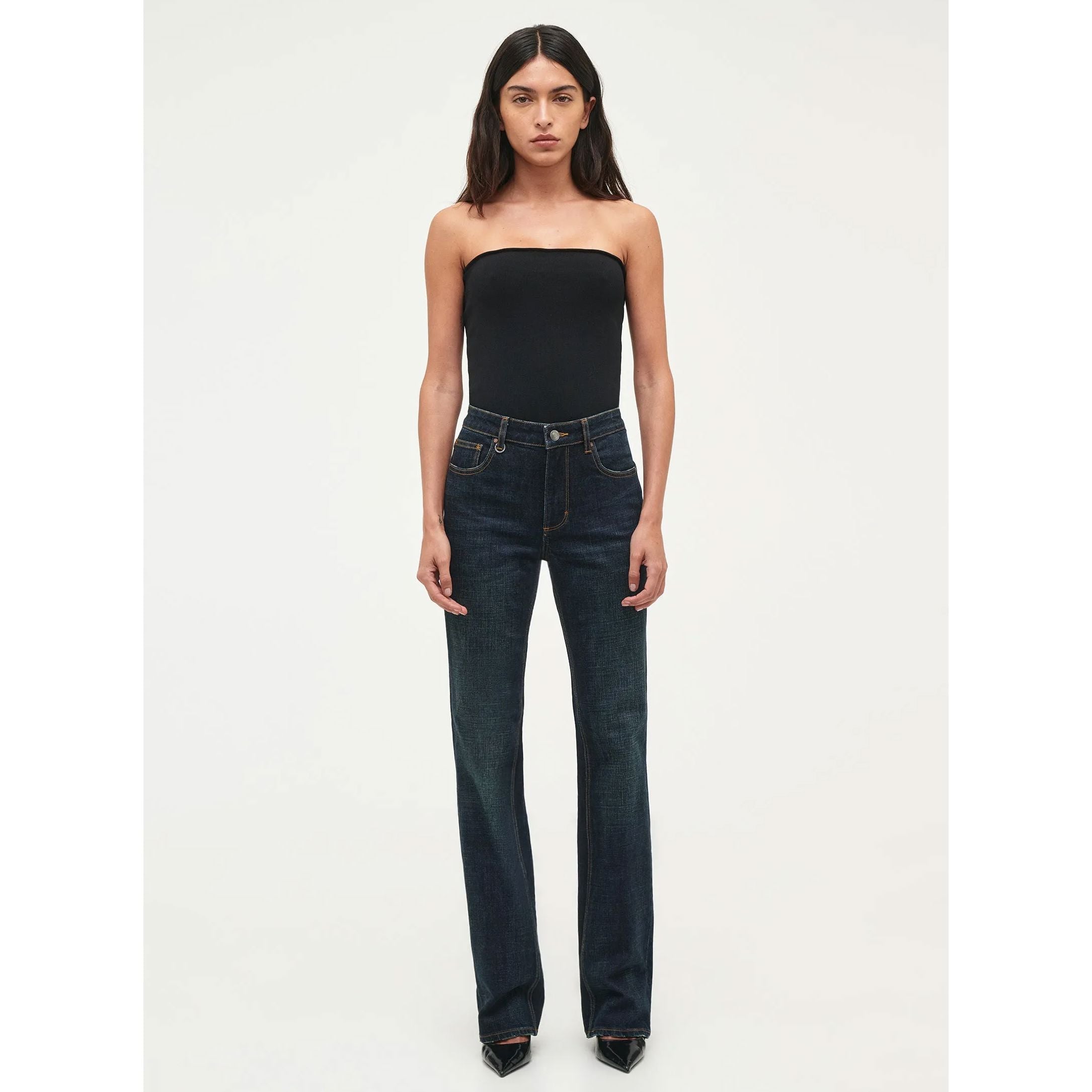 Neuw Denim Freja Straight Brooding Jeans - Dark Vintage Indigo Women's Jeans Neuw Denim