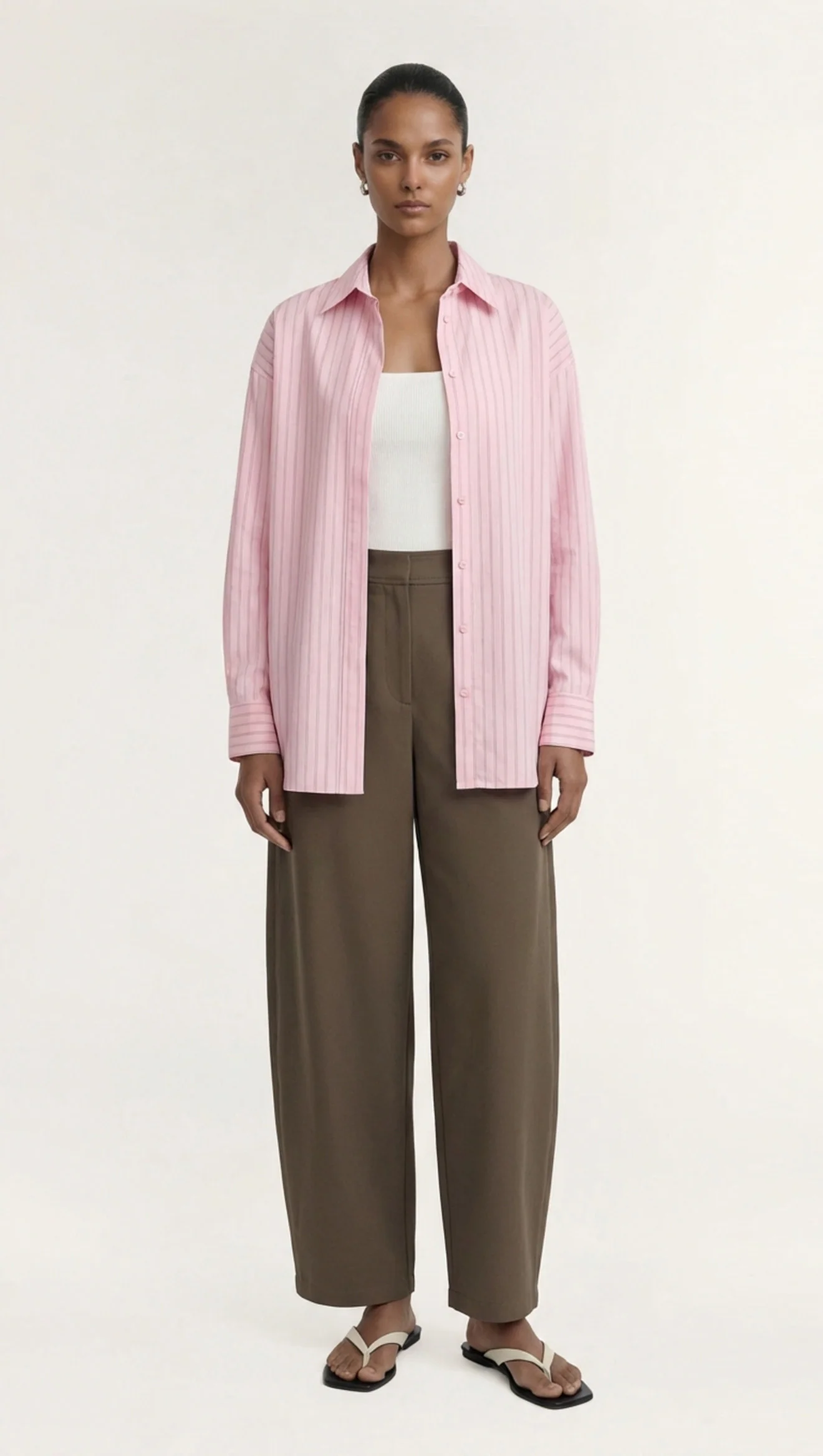 Staple The Label Alto Barrell Leg Pant - Olive