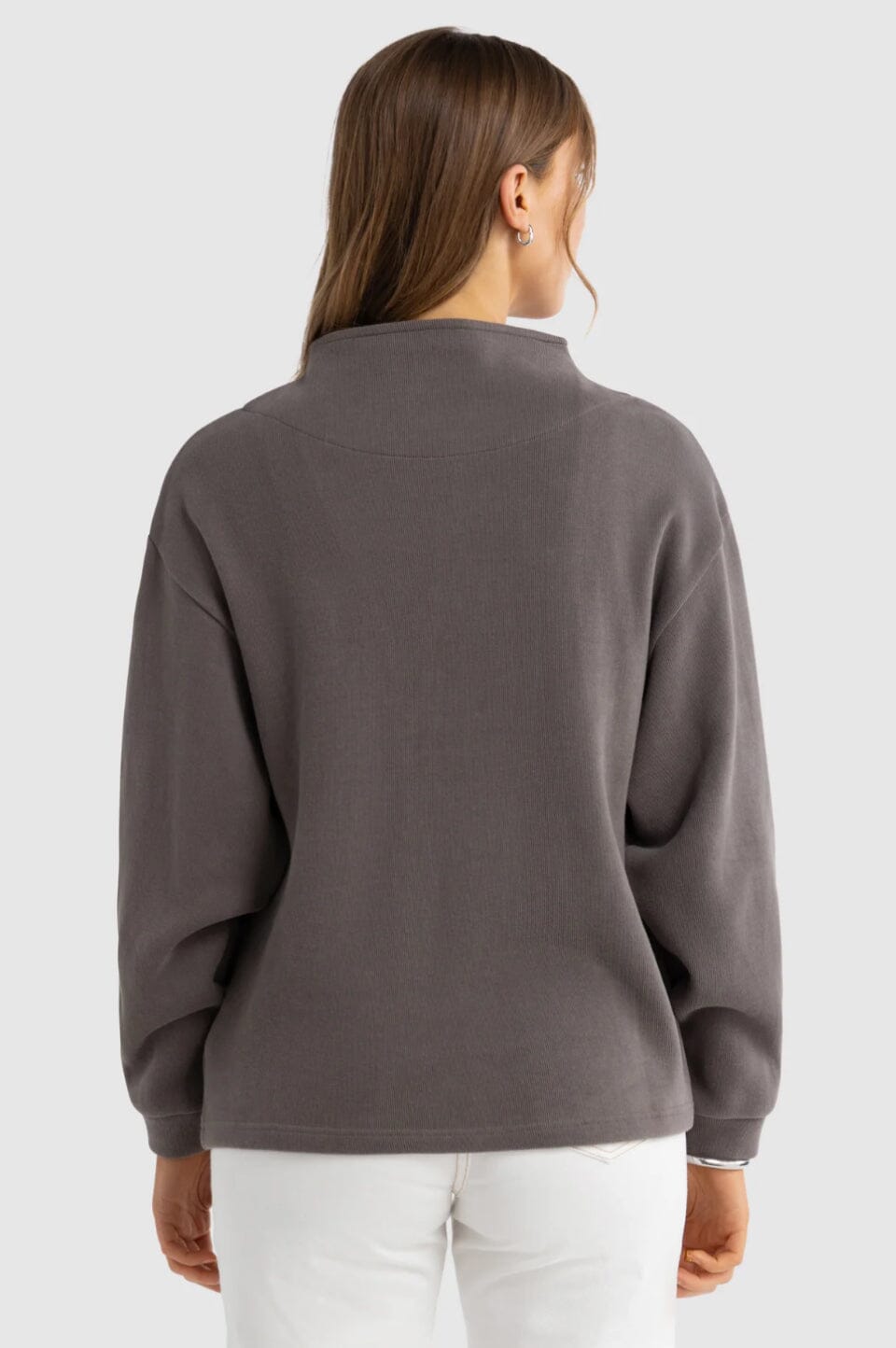 ORTC Ava High Neck Jumper - Espresso ortc Clothing Co.