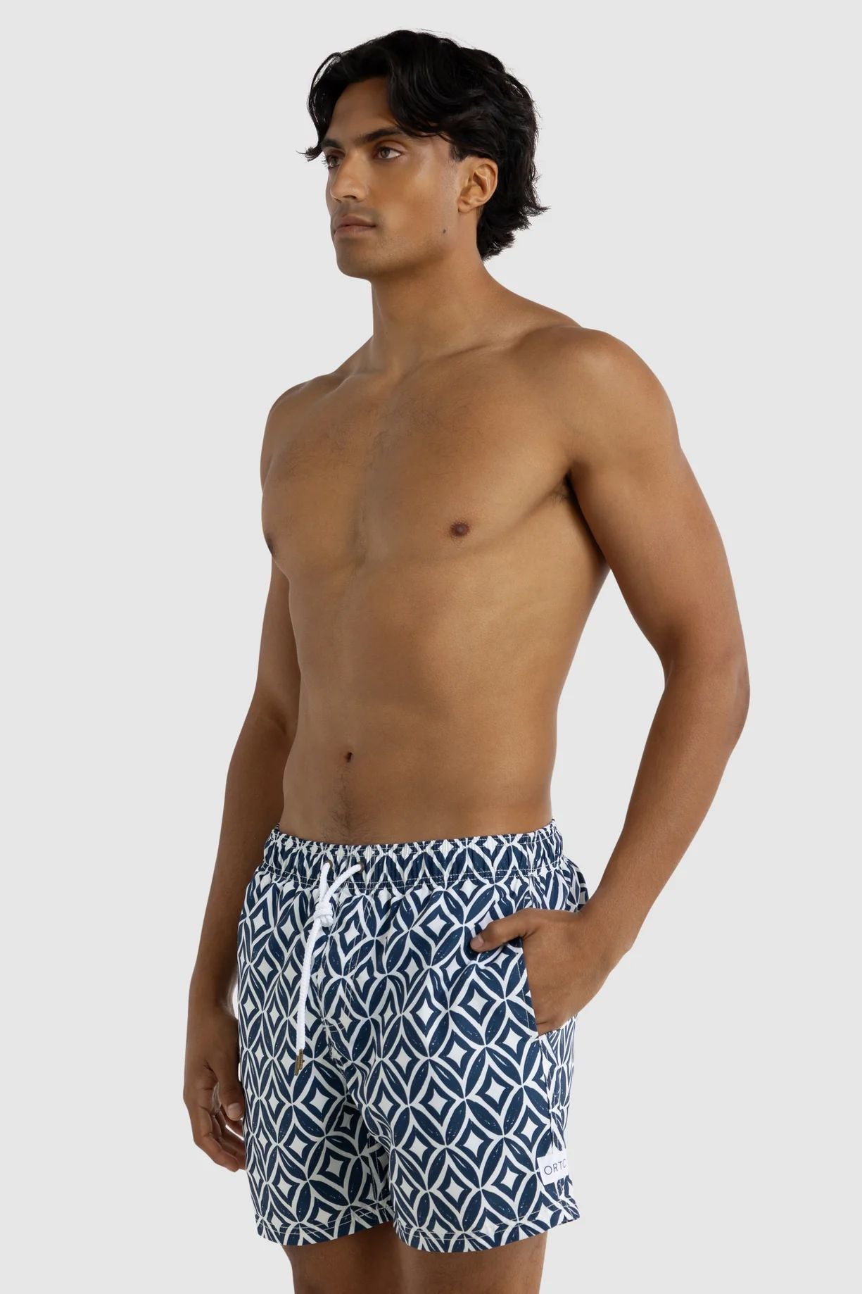 ORTC Cable Swim Shorts - Navy ortc Clothing Co.