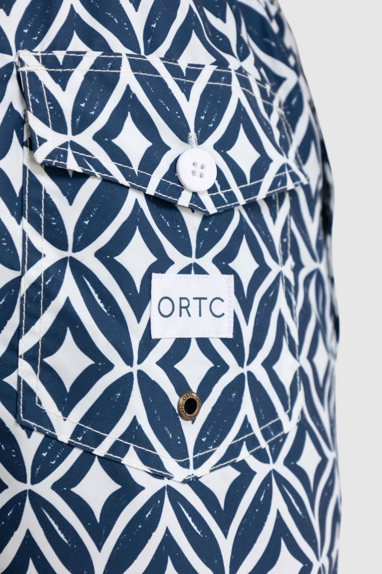 ORTC Cable Swim Shorts - Navy ortc Clothing Co.