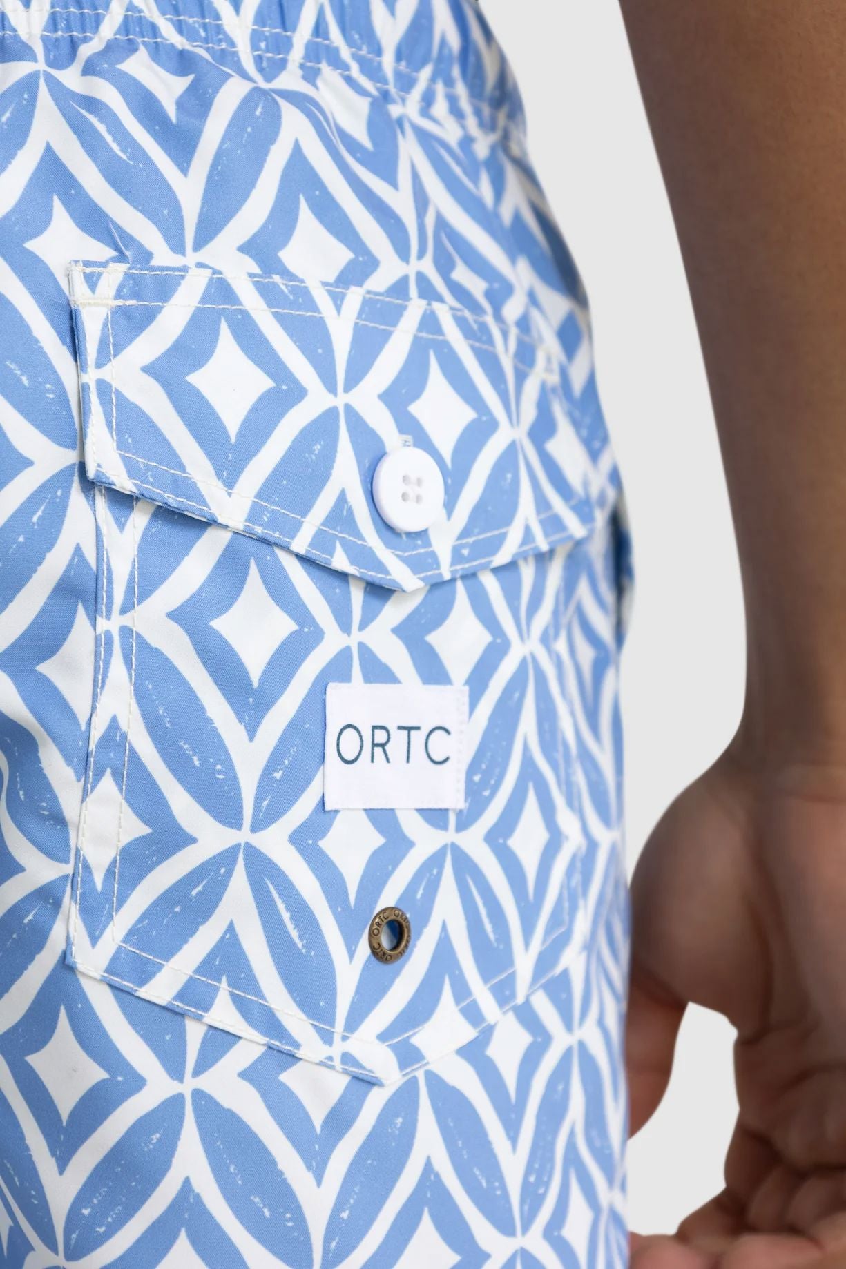 ORTC Cable Swim Shorts - Ocean Blue ortc Clothing Co.