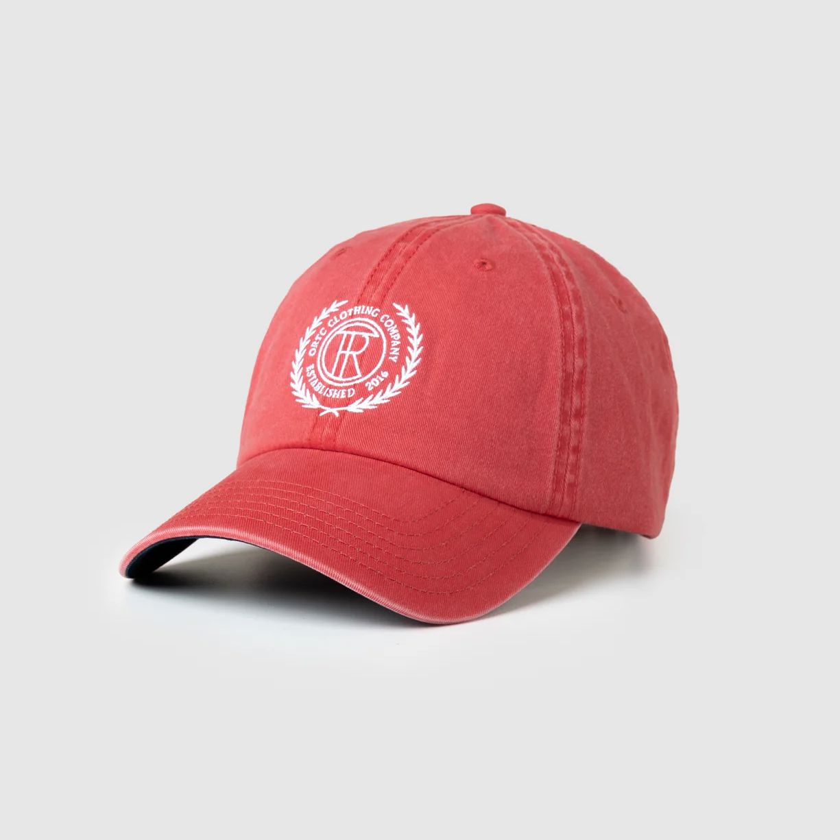 ORTC Crest Logo Cap - Washed Red ortc Clothing Co.