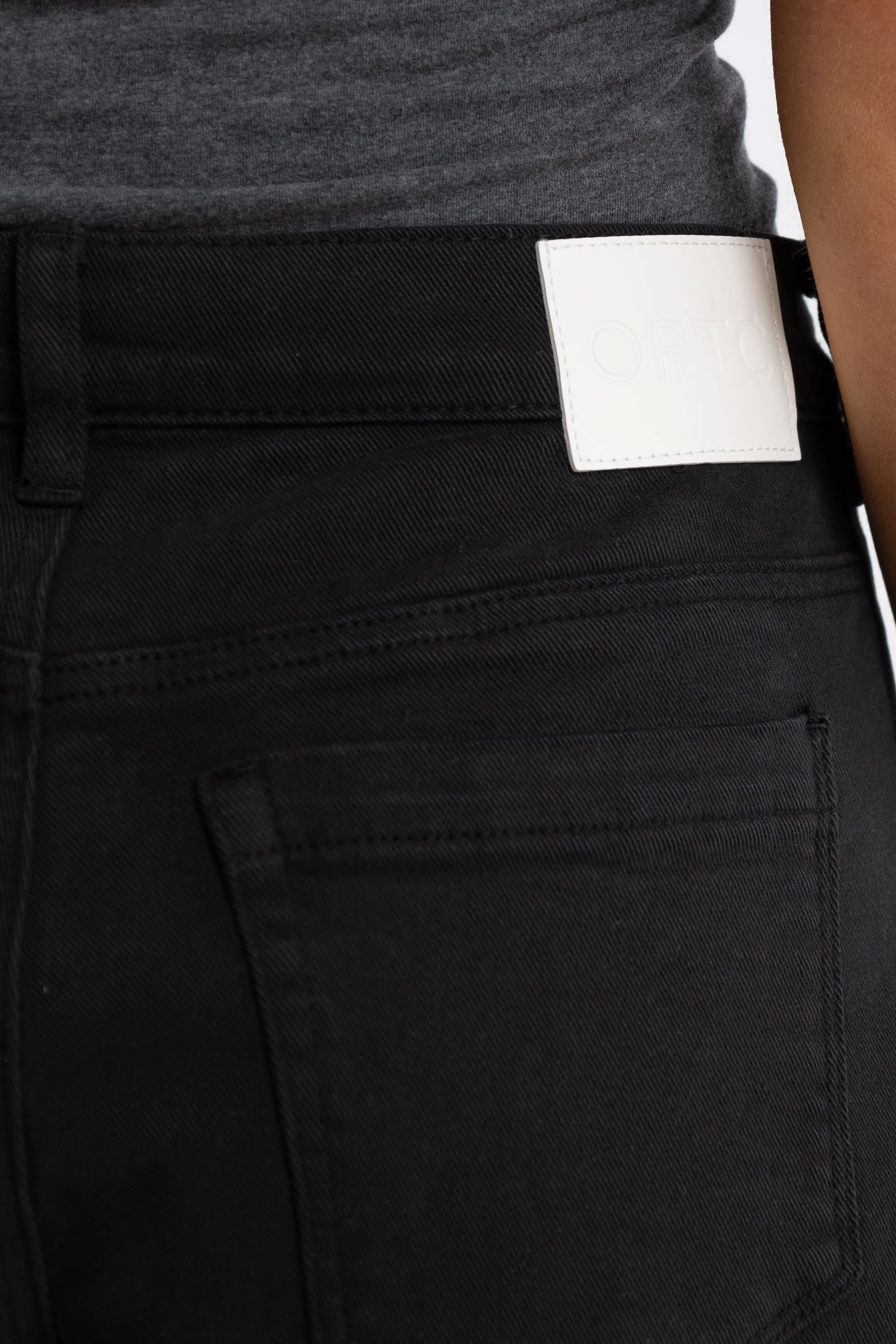 Ortc Lottie Barrel Leg Denim Pant - Black Women's Jeans ortc Clothing Co.