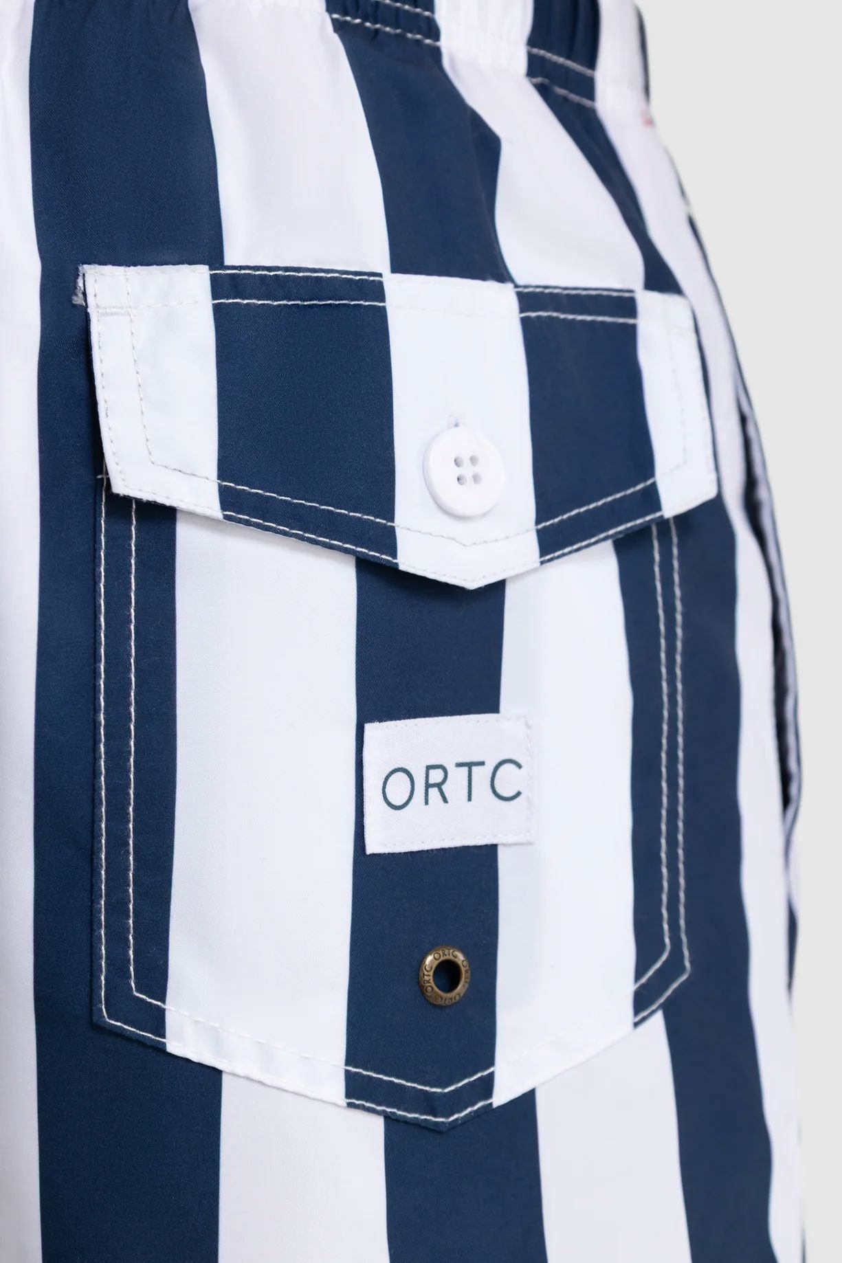 ORTC Portsea Swim Shorts - Navy/White ortc Clothing Co.