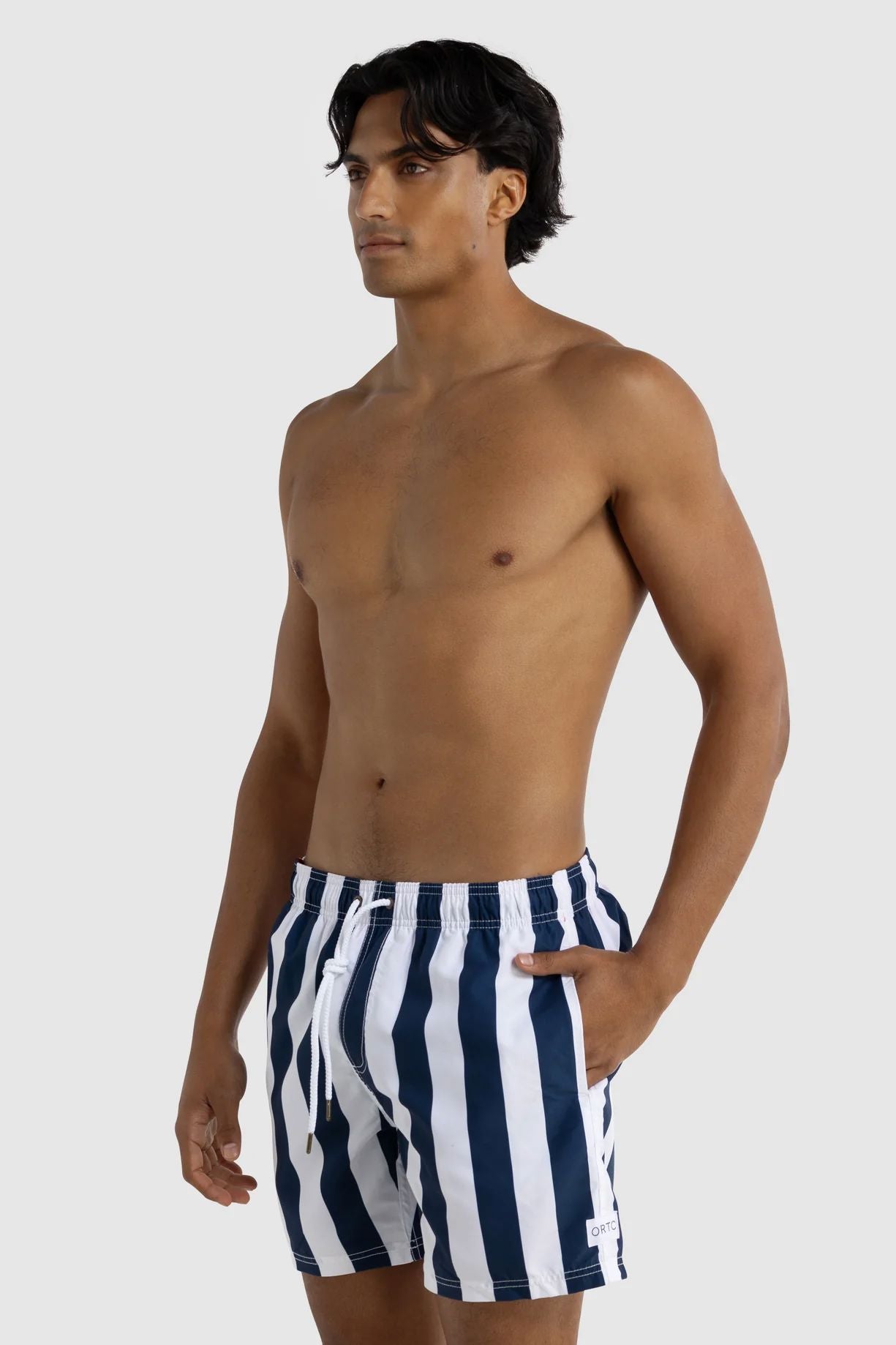 ORTC Portsea Swim Shorts - Navy/White ortc Clothing Co.