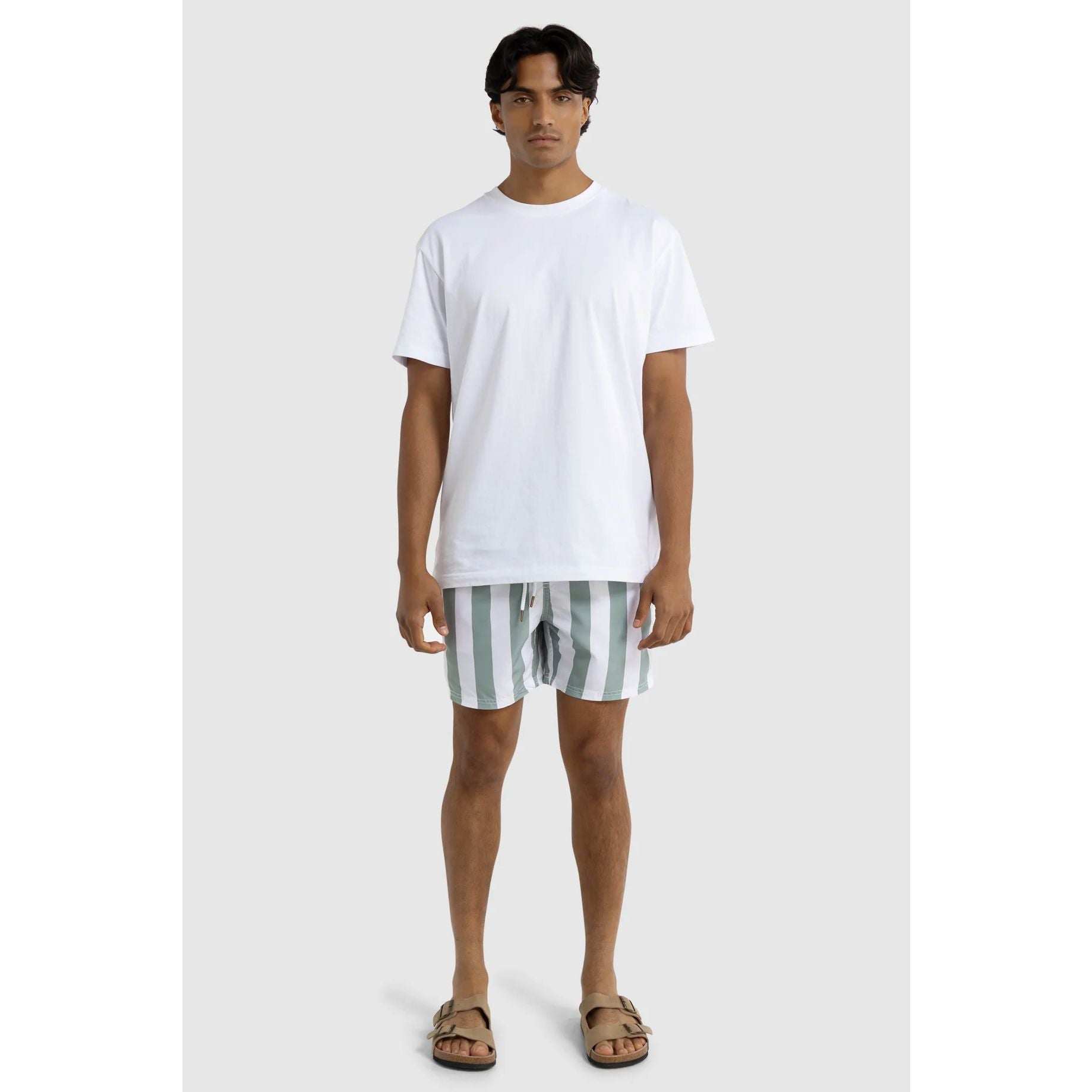 ORTC Portsea Swim Shorts - Sage/White ortc Clothing Co.