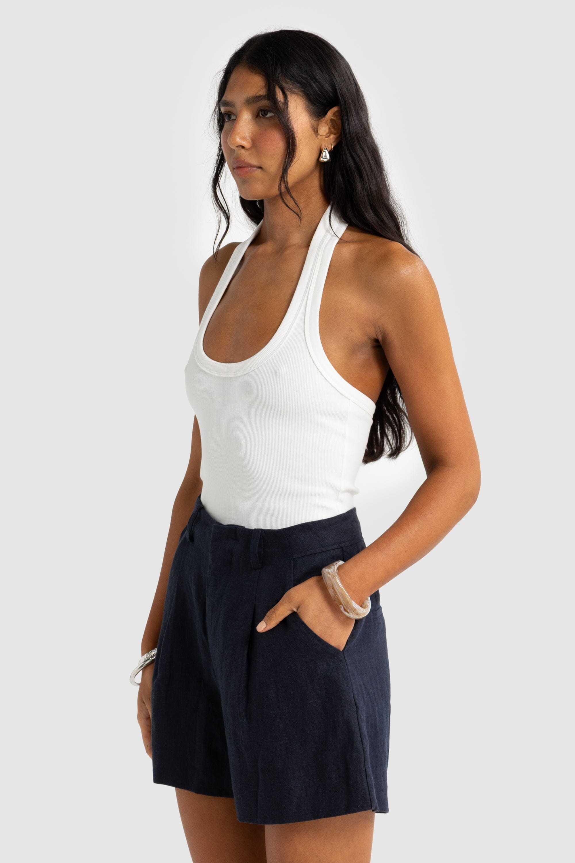 ORTC Savannah Linen Shorts - French Navy ortc Clothing Co.