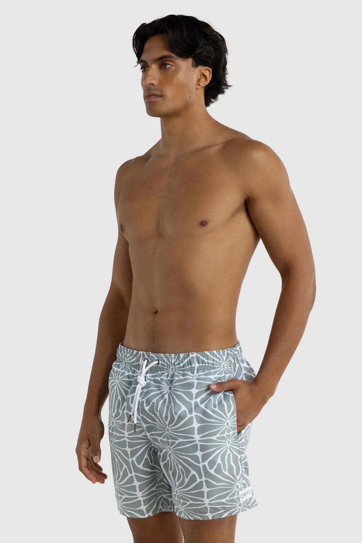 ORTC Shelly Tropic Swim Shorts - Sage ortc Clothing Co.