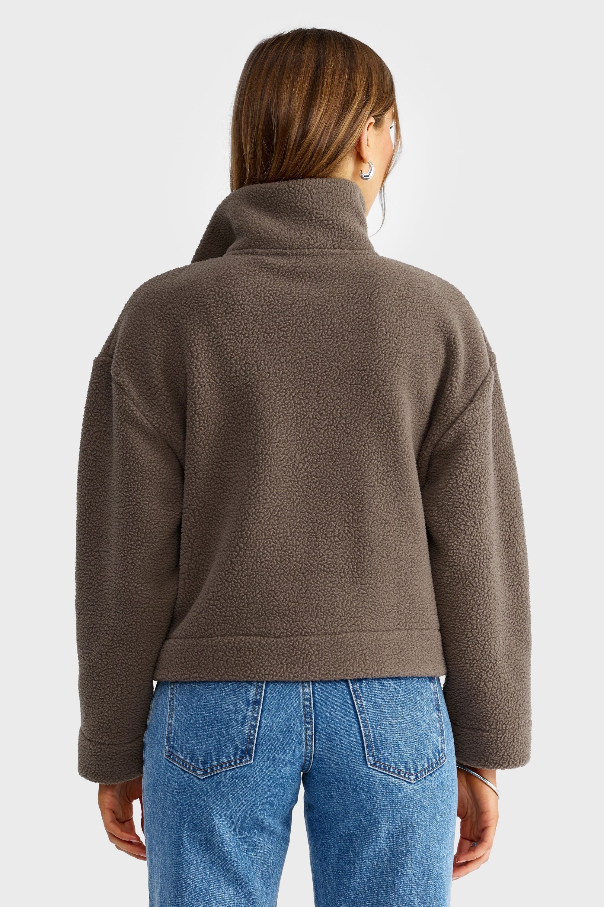 ORTC Solene Sherpa Jacket - Espresso Women's Jacket ortc Clothing Co.