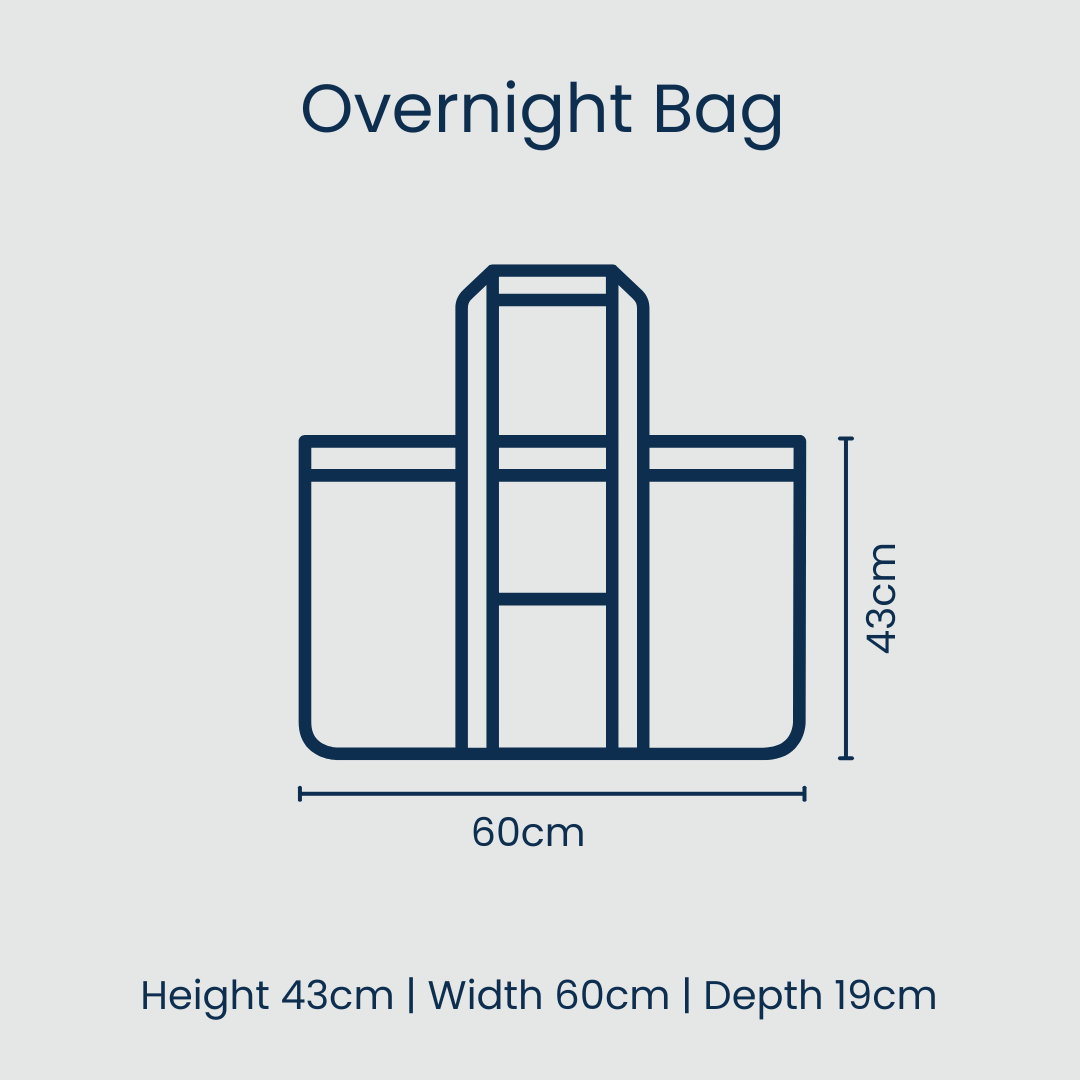 Overnight Bag – Oxford Stripe Overnight Bag Project Ten Pty Ltd