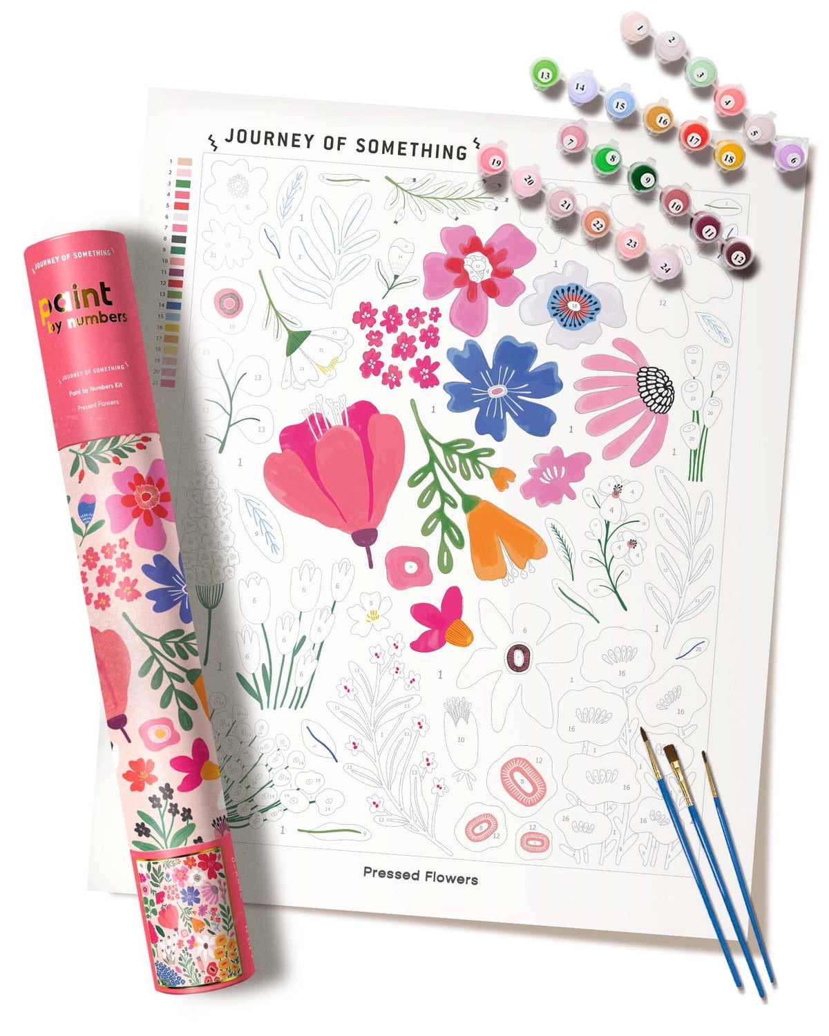 Paint by Numbers - Pressed Flowers Journey Of Something AU & EU