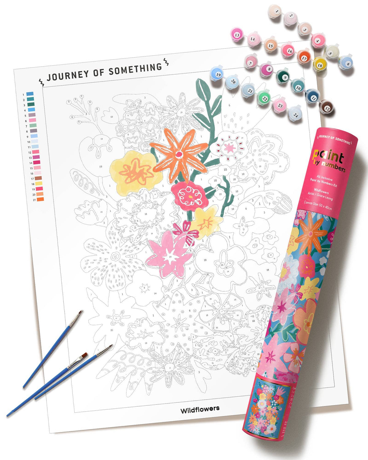 Paint by Numbers - Wildflowers Journey Of Something AU & EU