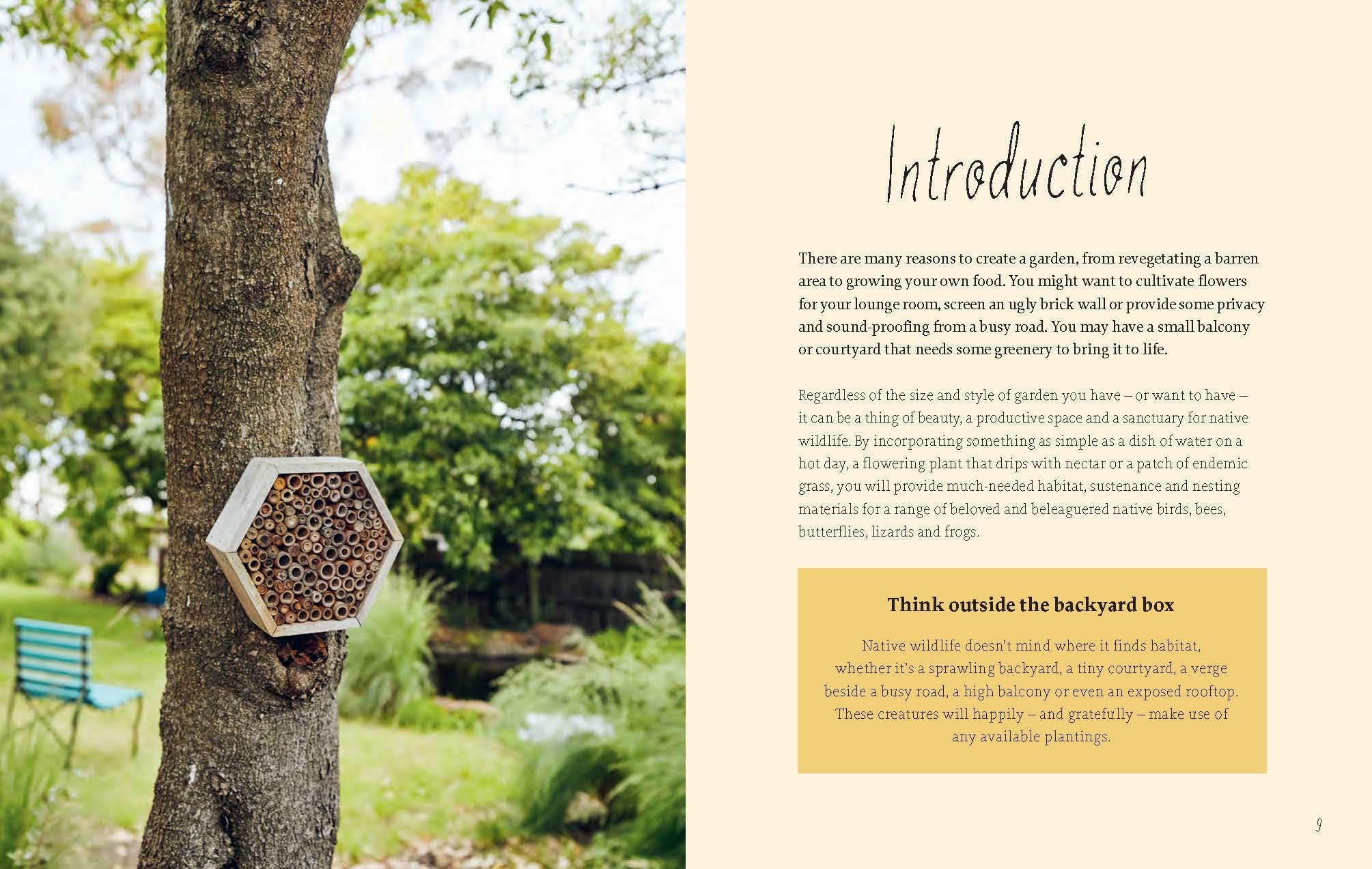 Planting for Native Birds, Bees, and Butterflies Gardening Book Brumby Sunstate