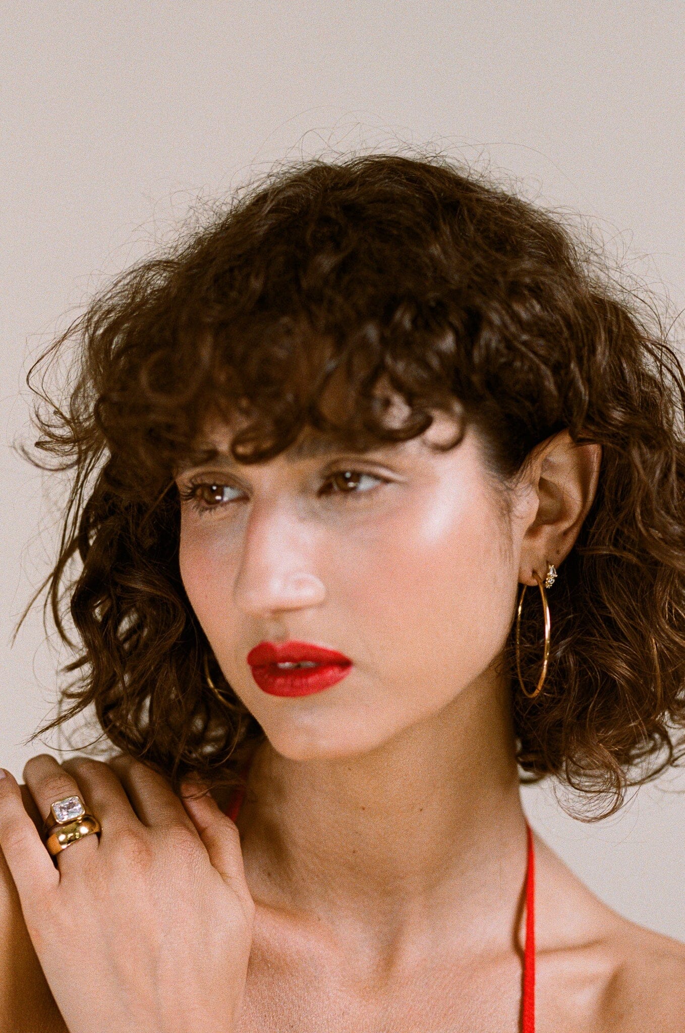 Porter Jewellery Heirloom Huggies - Gold/Clear Huggie Earrings Porter Jewellery