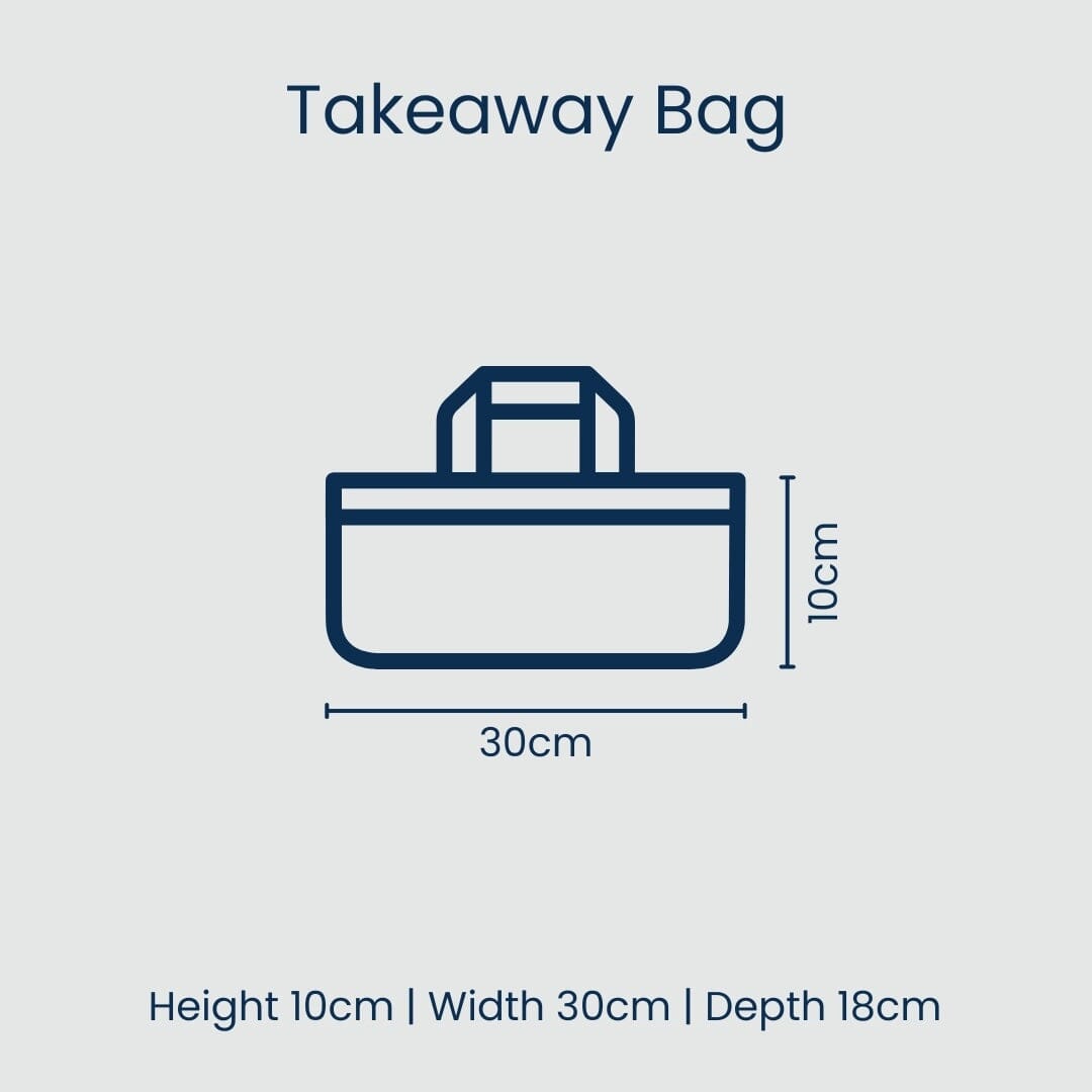 Project Ten Geo Floral Takeaway Bag Project Ten