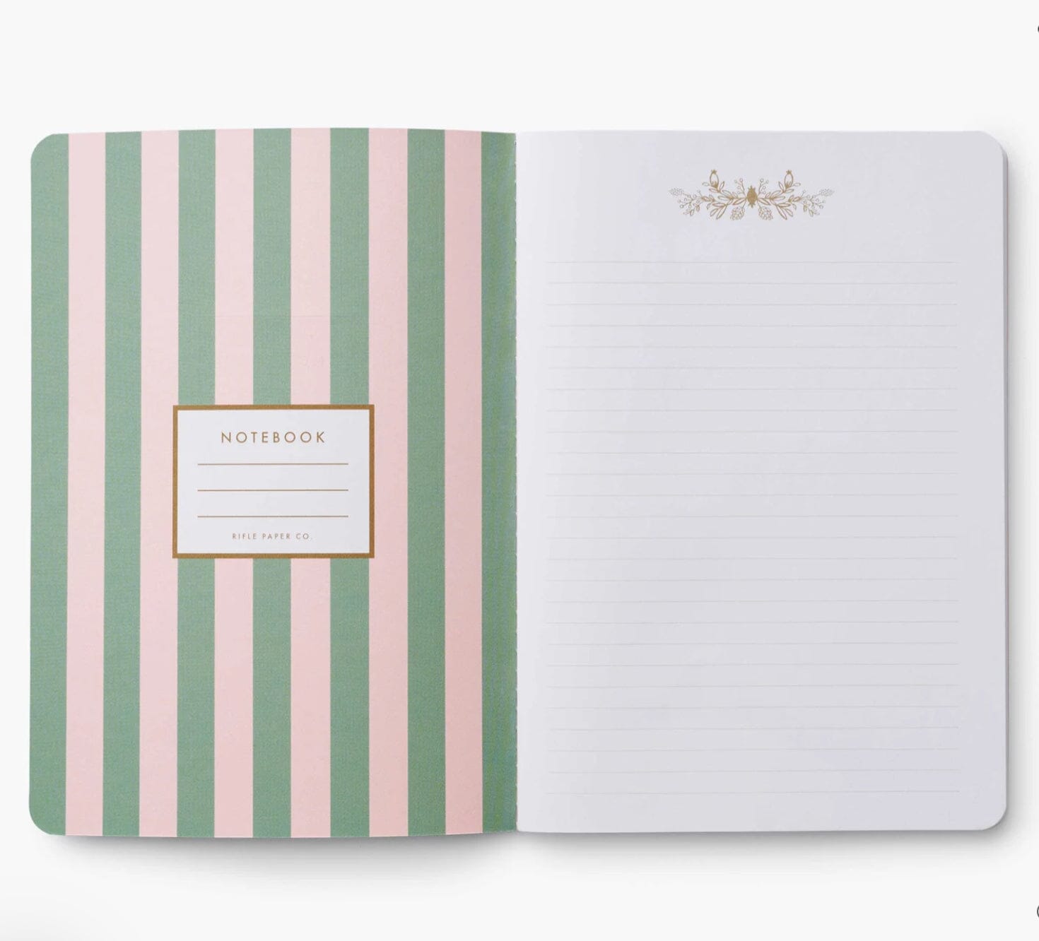 Rifle Paper Co Pack of 3 Stitched Ruled Large Notebooks - Blossom Note Book Rifle Paper Co