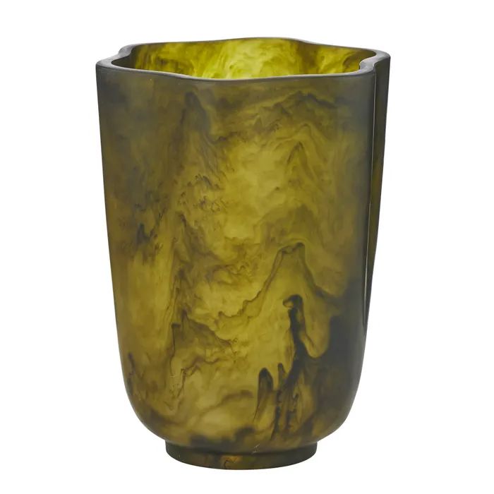Riley Resin Vase - Pesto Coast to Coast Home