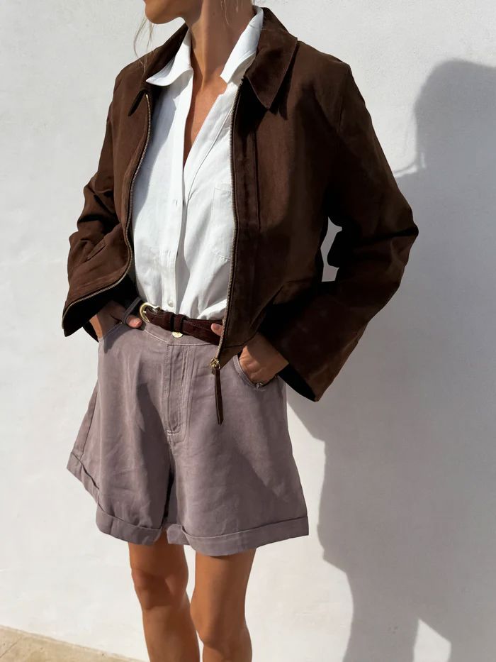 Sancia Adela Belt - Espresso Suede Sancia