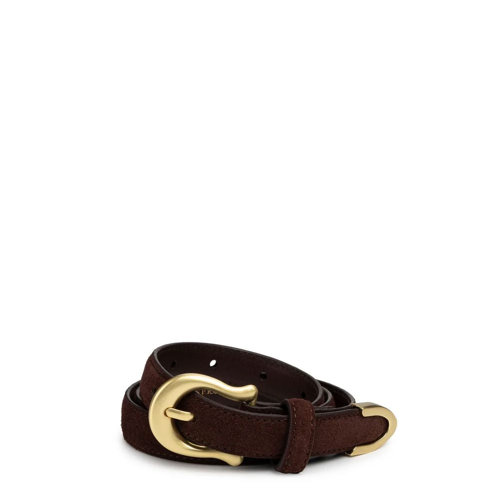 Sancia Adela Belt - Espresso Suede Sancia