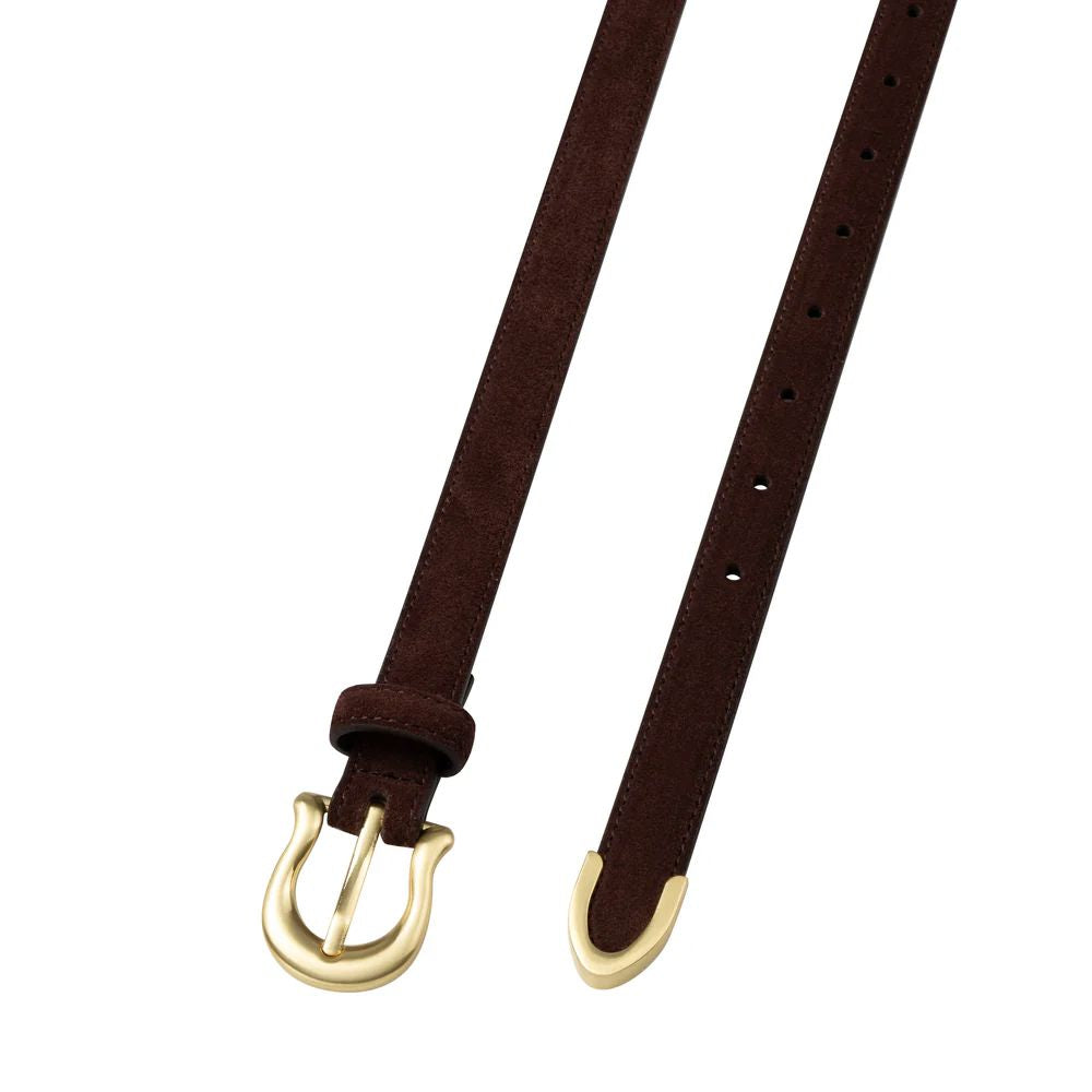 Sancia Adela Belt - Espresso Suede Sancia