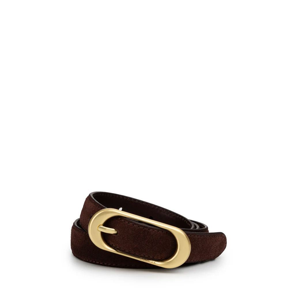 Sancia Mira Belt - Espresso Suede Sancia