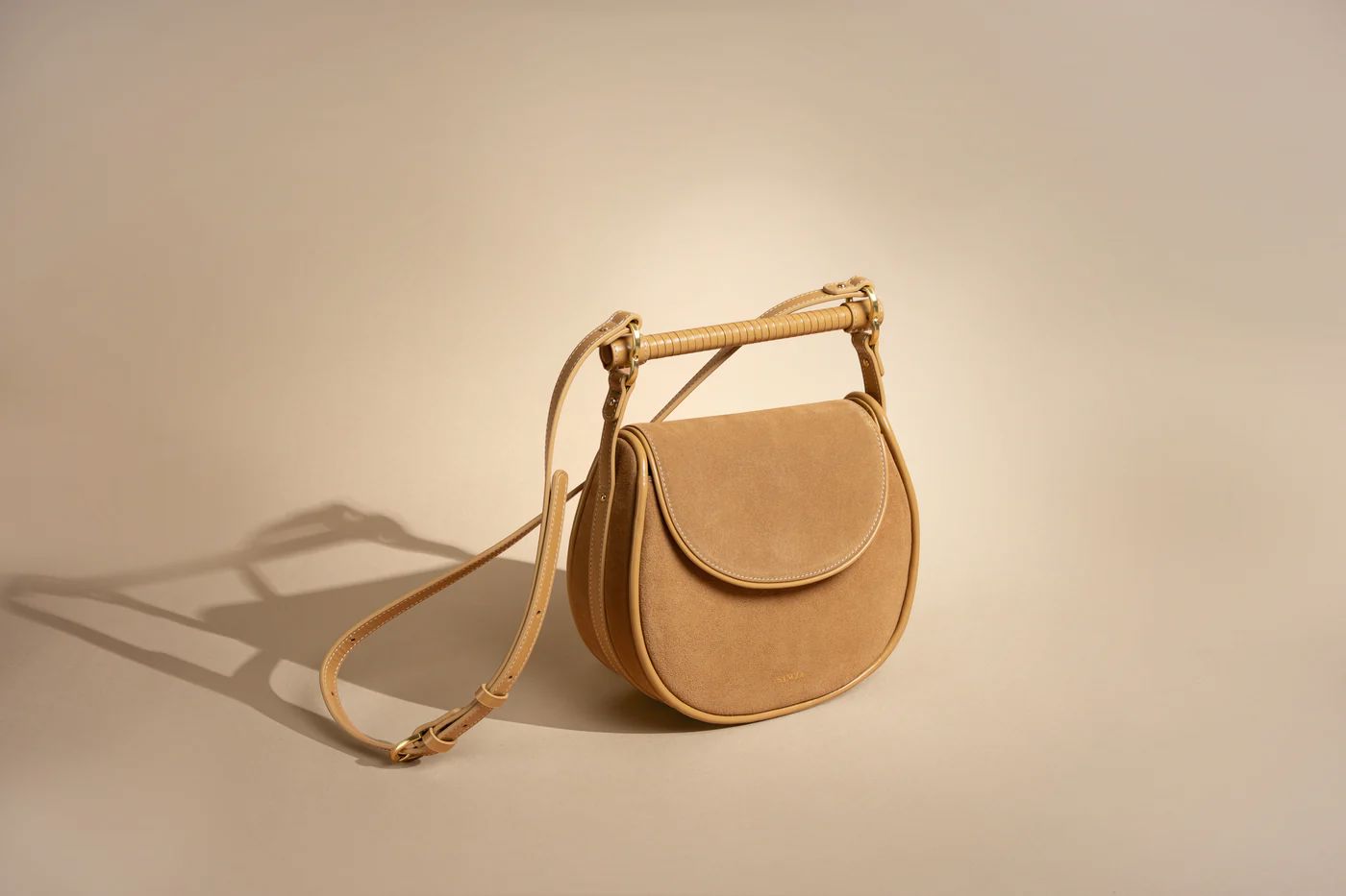 Sancia The Babyloon Moderne Bar Bag - Cashew Sancia