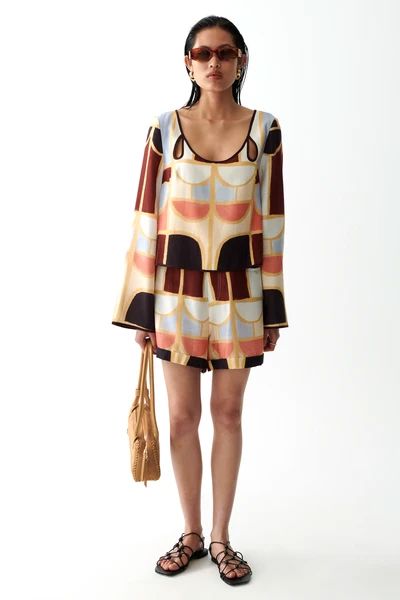 Sancia The Elena Top - Mariella Print Sancia