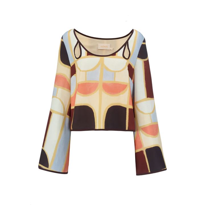Sancia The Elena Top - Mariella Print Sancia